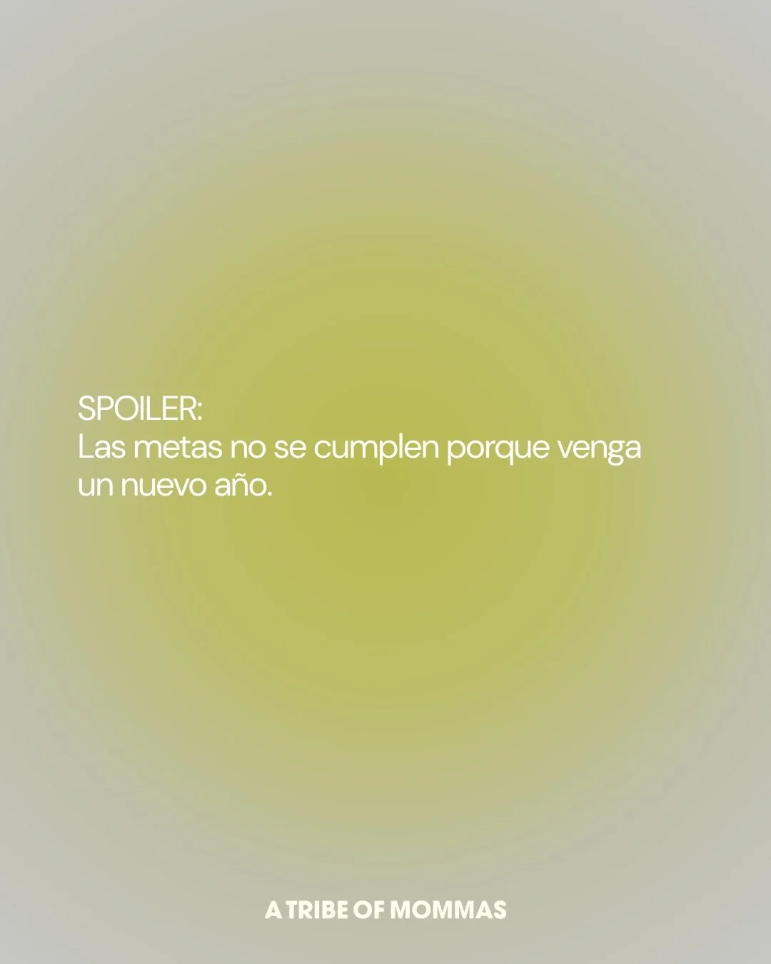 Feliz 2026💛

Las metas, resoluciones e intenciones no se cumplen porque venga un nuevo a&ntilde;o. Es mucho m&aacute;s profundo que eso. Cada d&iacute;a m&aacute;s en sinton&iacute;a conmigo y menos con lo que se &ldquo;espera&rdquo; de d&iacute;as 