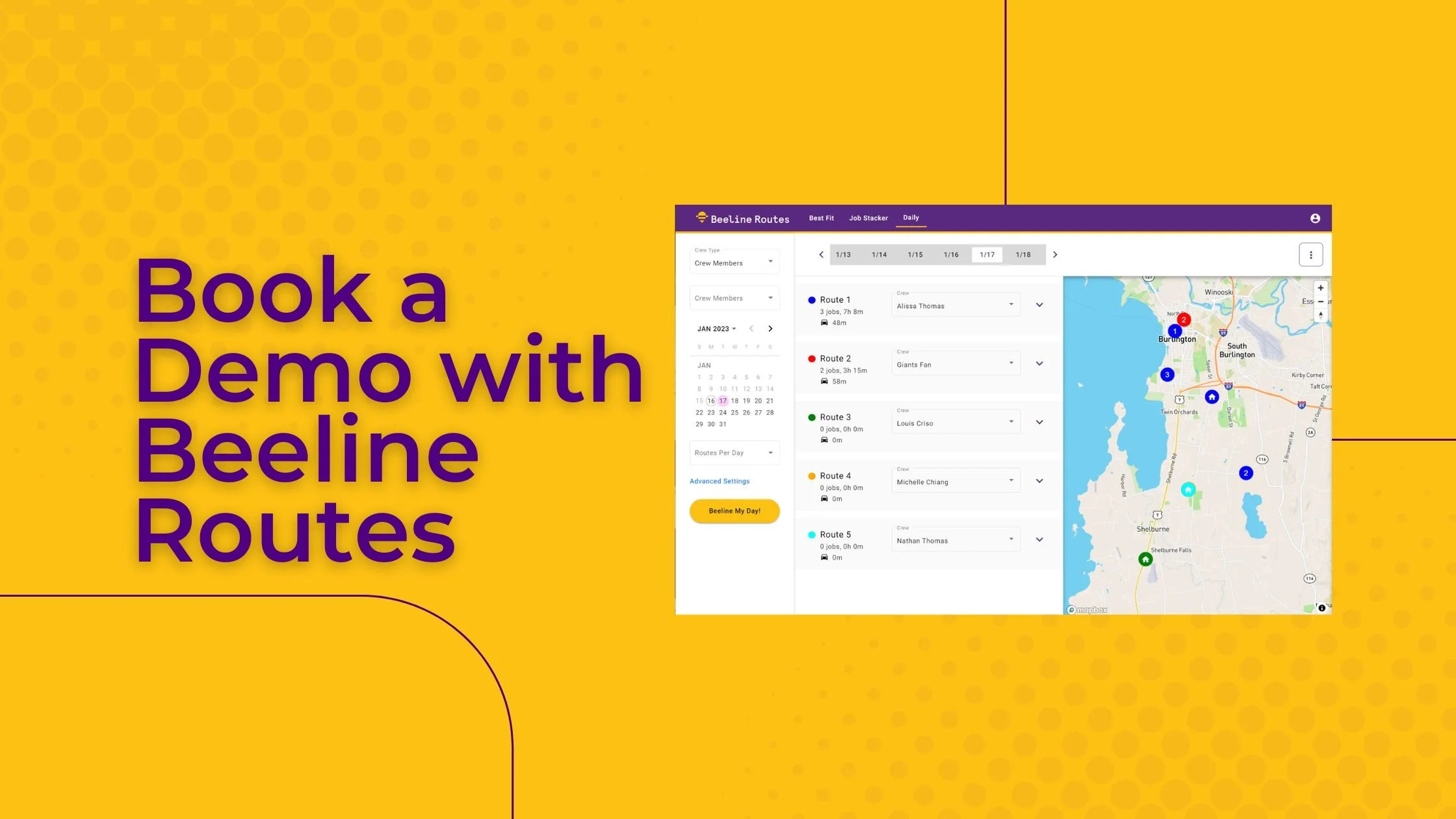 What to expect from a Beeline Routes demo