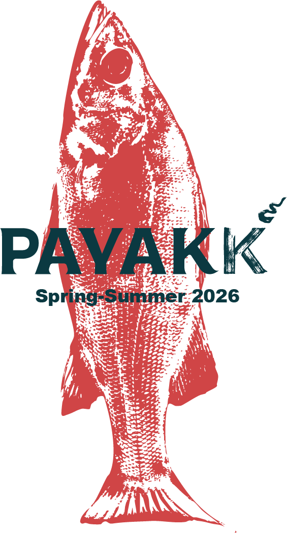 Graphic of a fish with the text "PAYARK Spring Summer 2026" overlaying it.