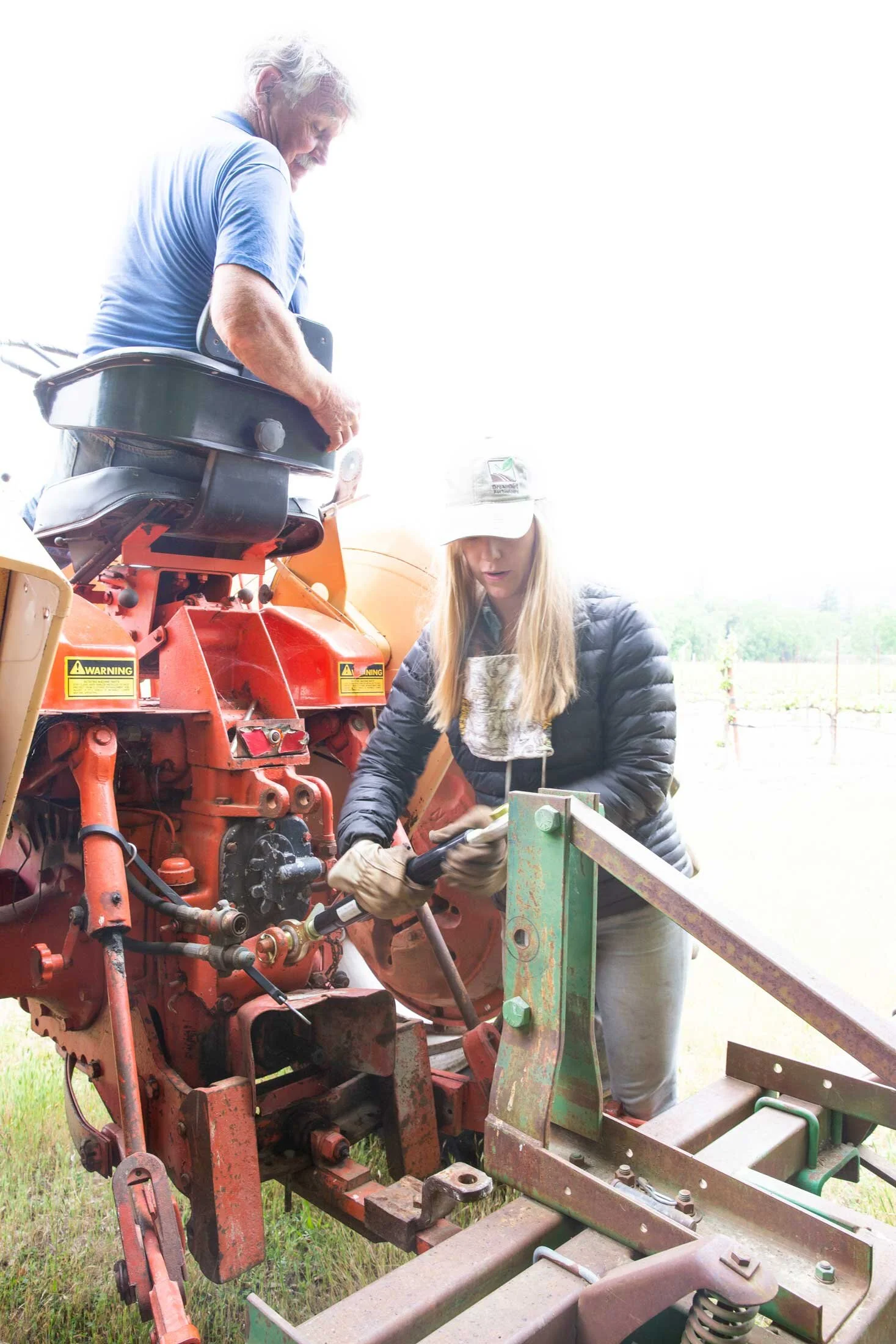 John LaBoyteaux, Lake County grain grower, shares equipment with Mendocino Grain