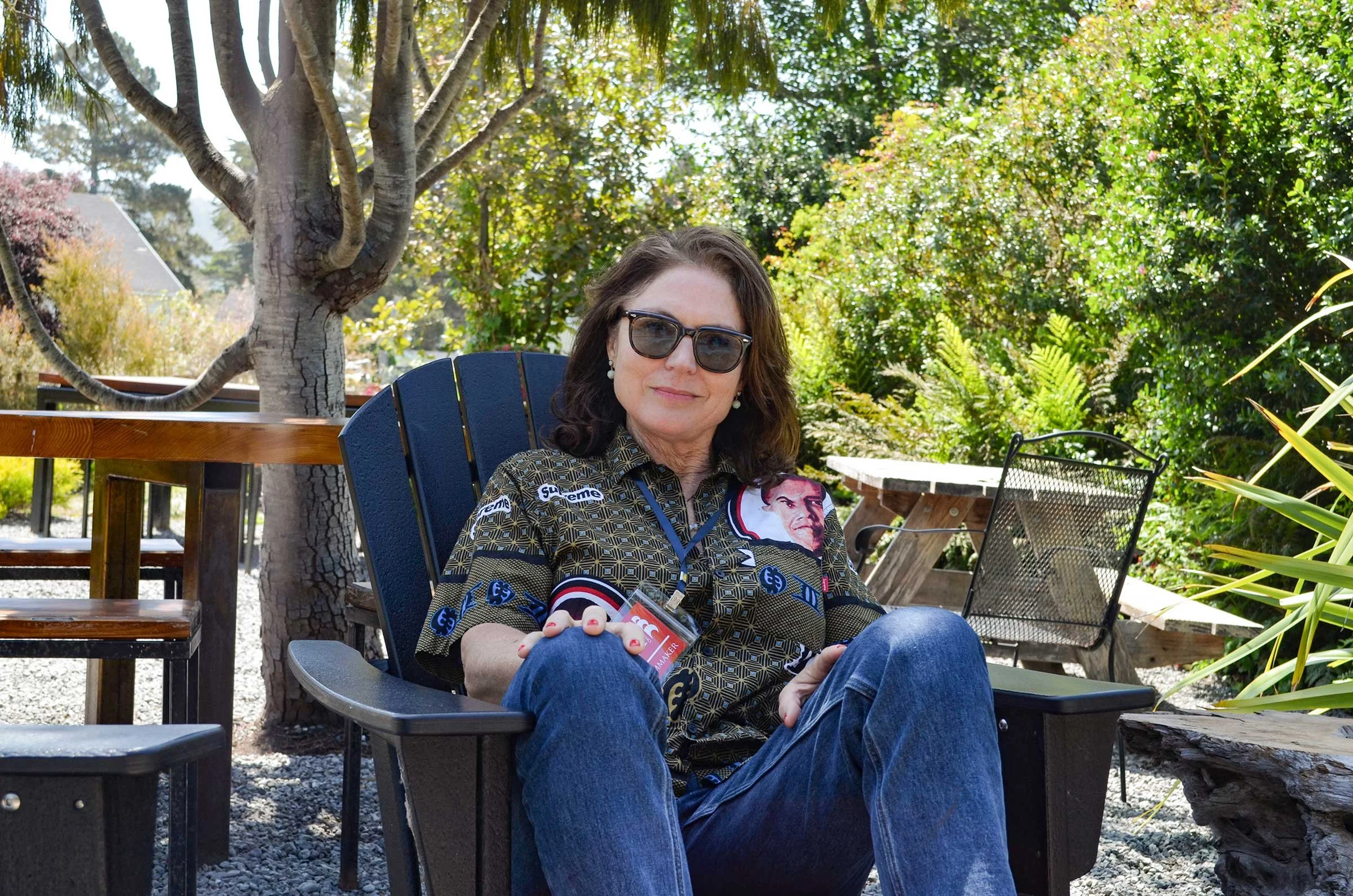 Bettina Dalton at the Mendocino Film Festival in June 2023