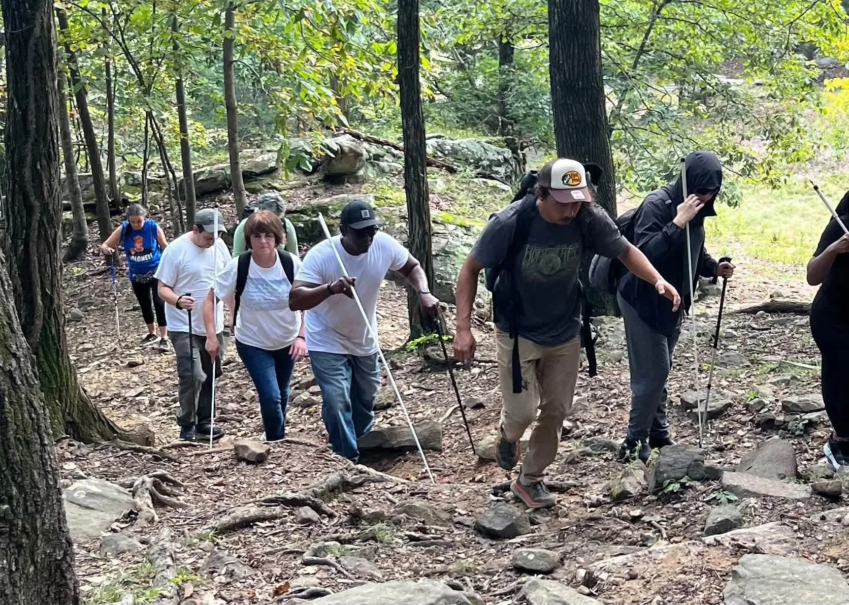 Students Hiking