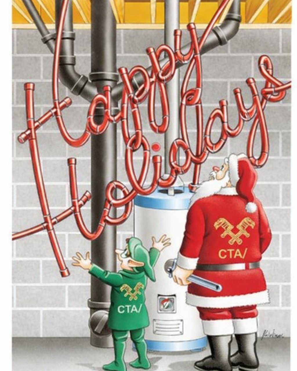 Merry Christmas and Happy Holidays from CTA Plumbing 100! 🎅🔧
We hope you have a safe and happy Christmas Eve and Christmas Day. Stay warm, stay safe and remember, we&rsquo;re here if a plumbing emergency comes up!