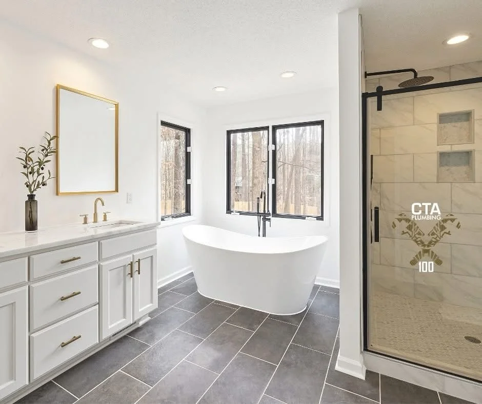When it comes to creating a beautiful bathroom, it&rsquo;s the details that make the difference....from sleek faucets to high-quality shower heads, the right plumbing brings it all together. At CTA Plumbing, we make sure your bathroom not only looks 