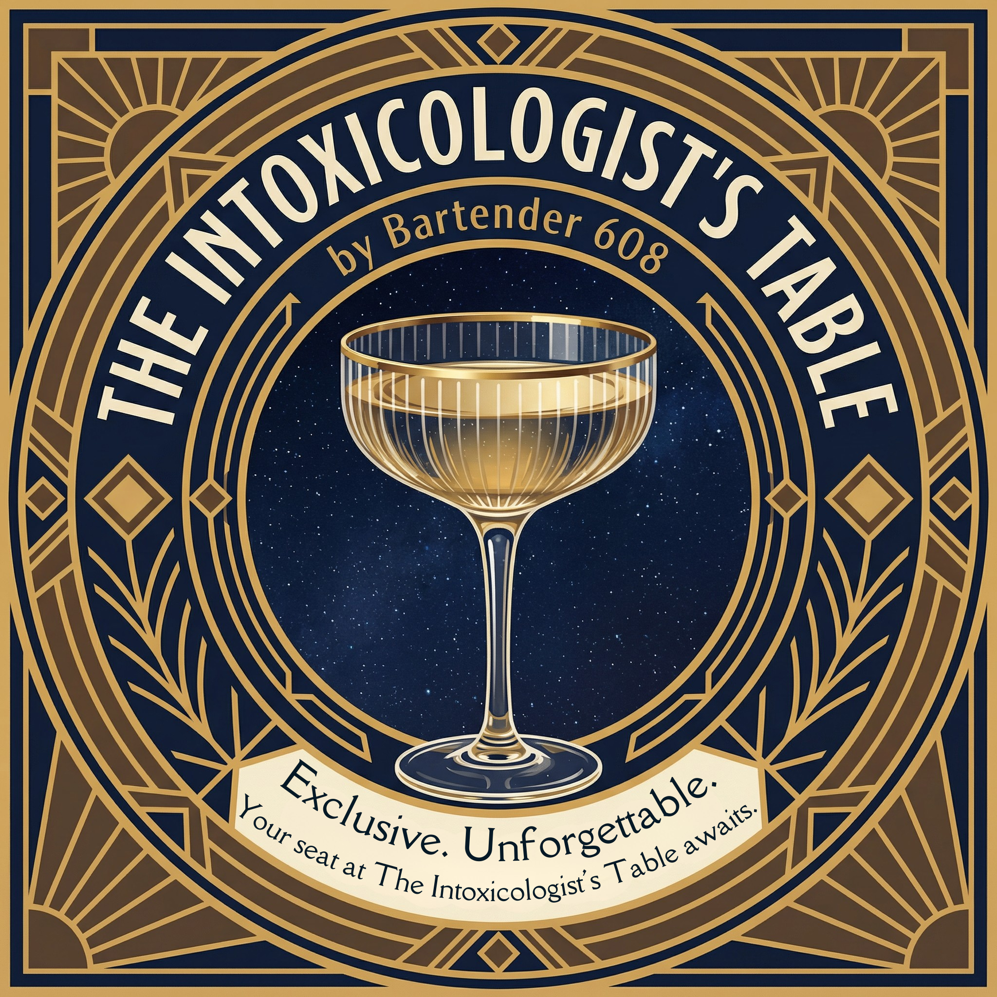 The Intoxicologist's Table by Bartender 608