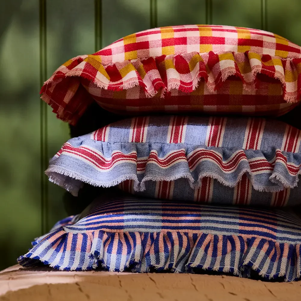 Cushion Cover - Rhubarb & Custard