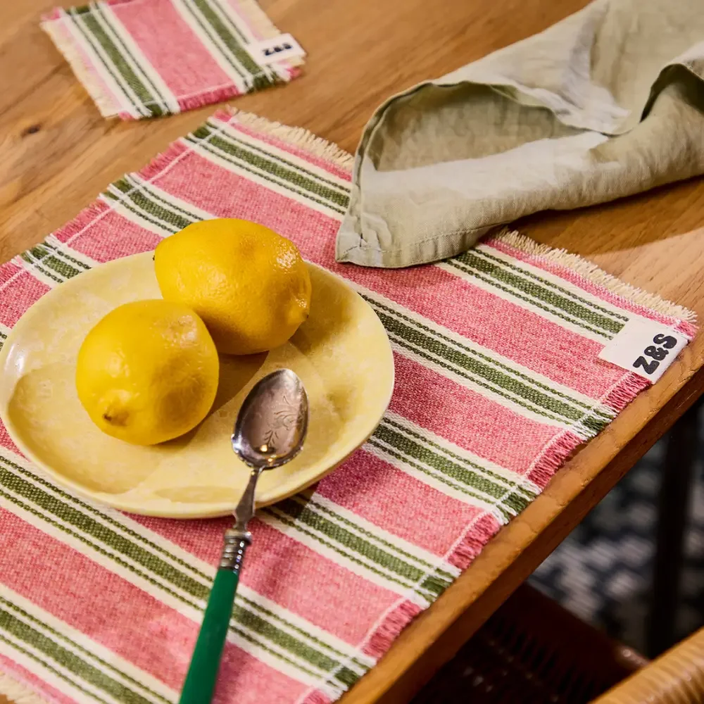 Placemats - Pink Sherbet