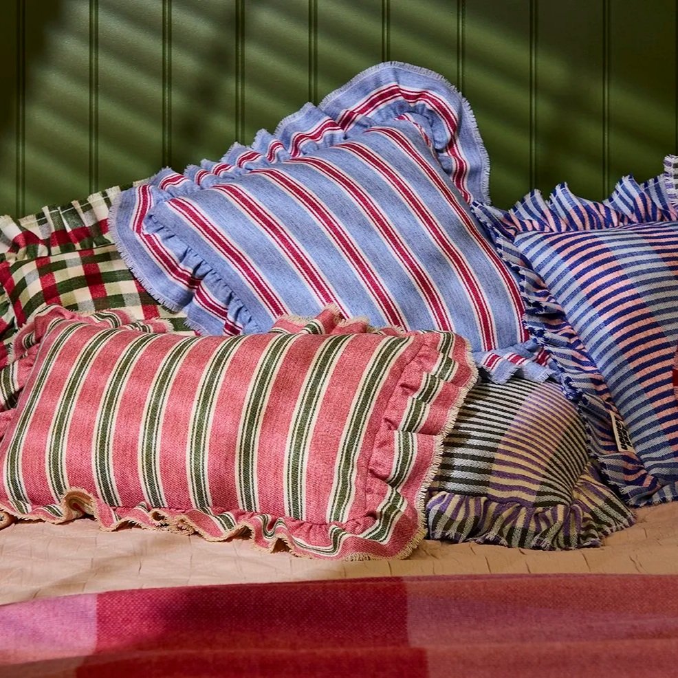 Cushion Cover - Blue Raspberry