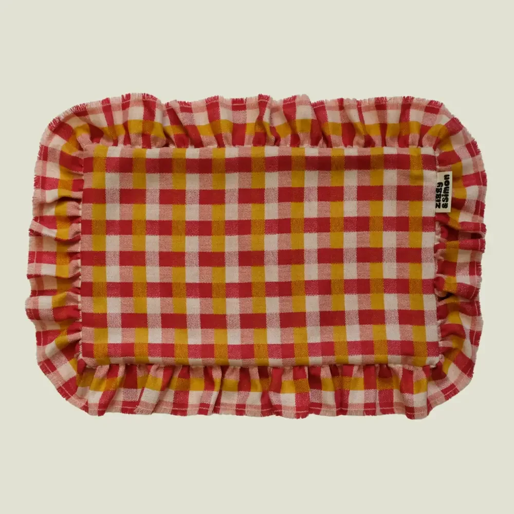 Cushion Cover - Rhubarb & Custard
