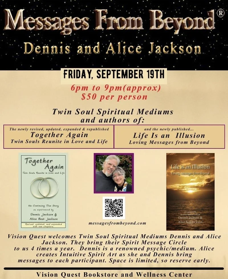 Messages From Beyond at Vision Quest Bookstore