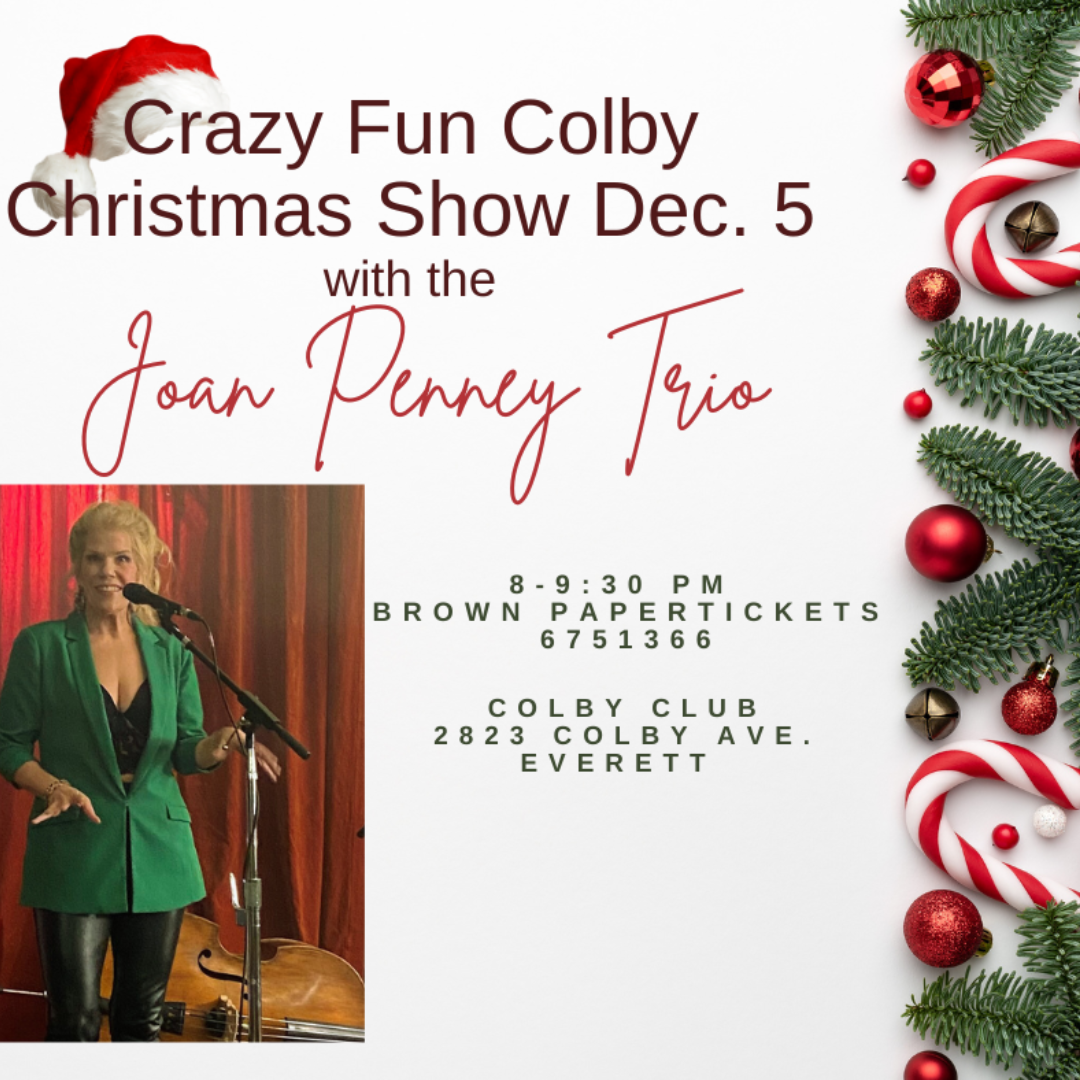 FIRST FRIDAYS: Joan Penney Trio at The Colby Club