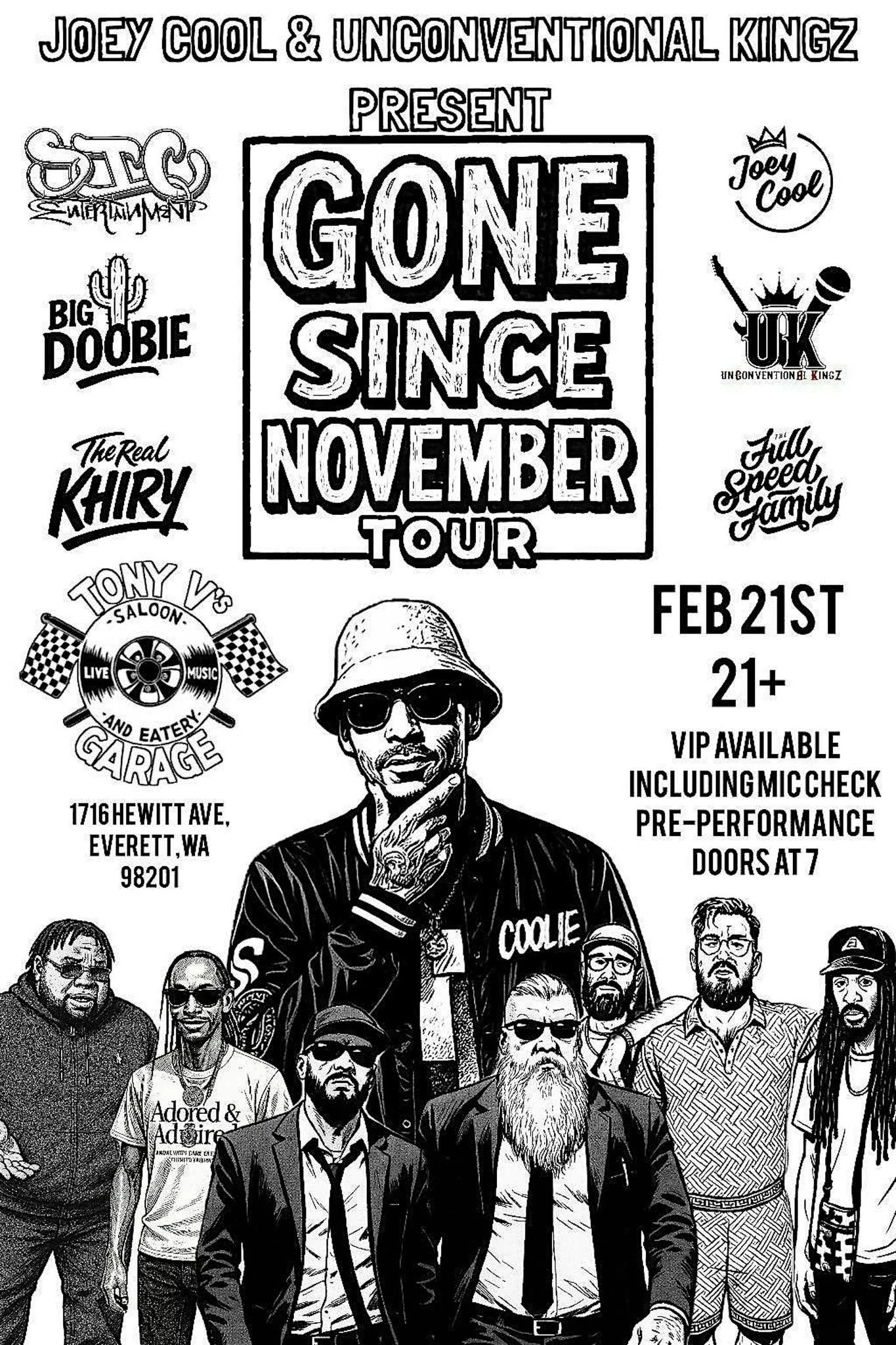 Joey Cool & Unconventional Kingz at Tony V's