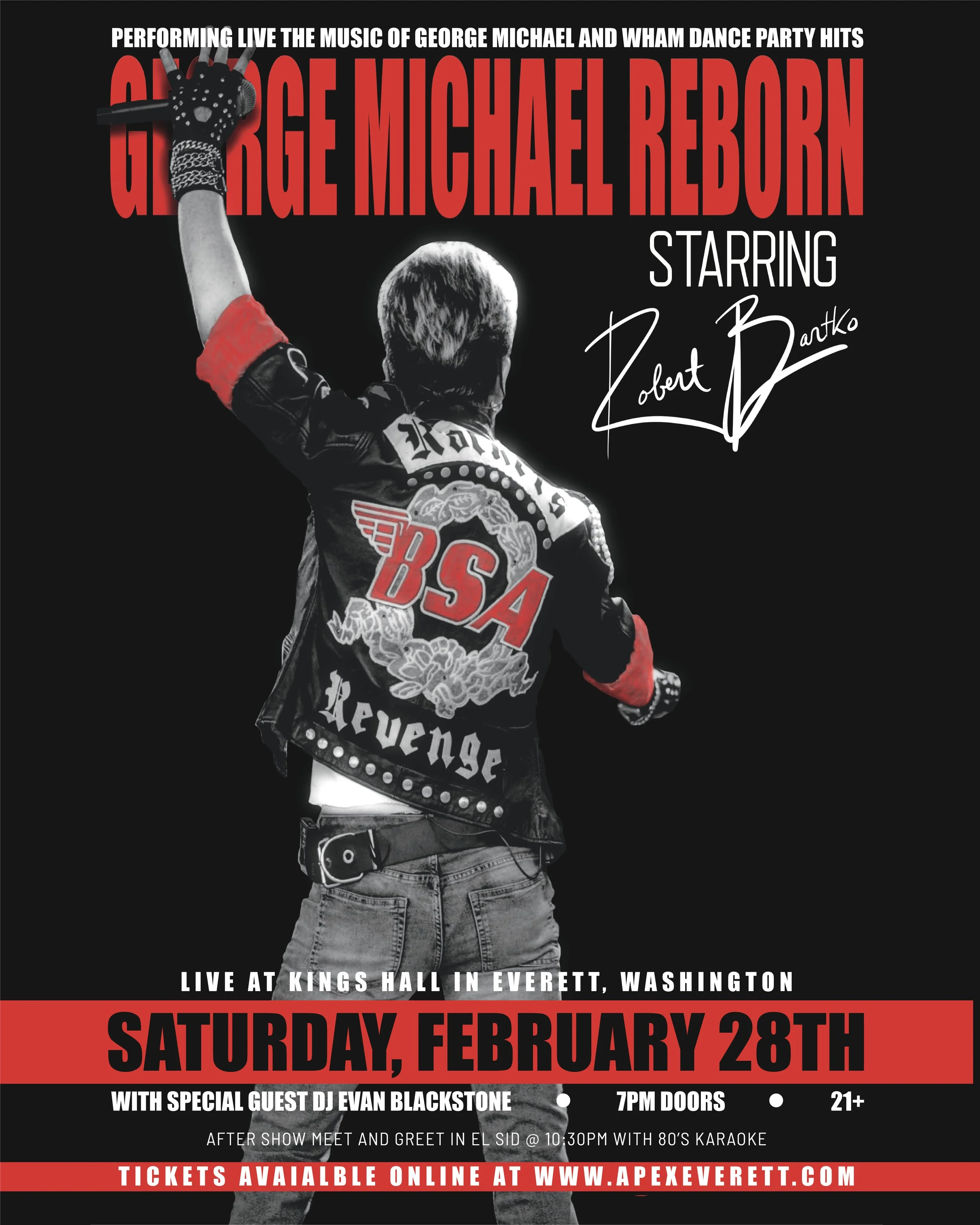 George Michael Reborn at Kings Hall