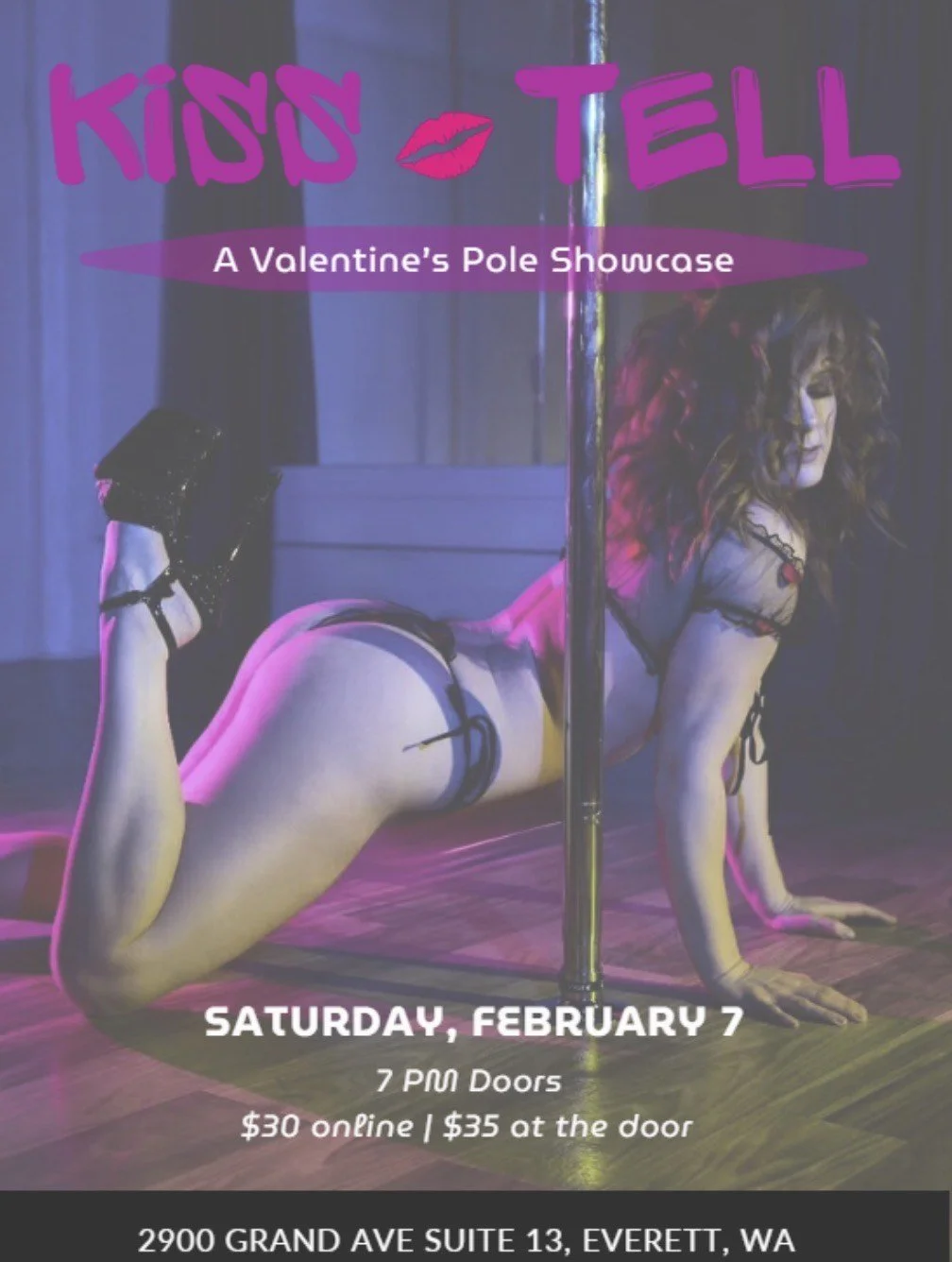 FIRST FRIDAYS: Kiss & Tell: A Valentine's Pole Dance Showcase
