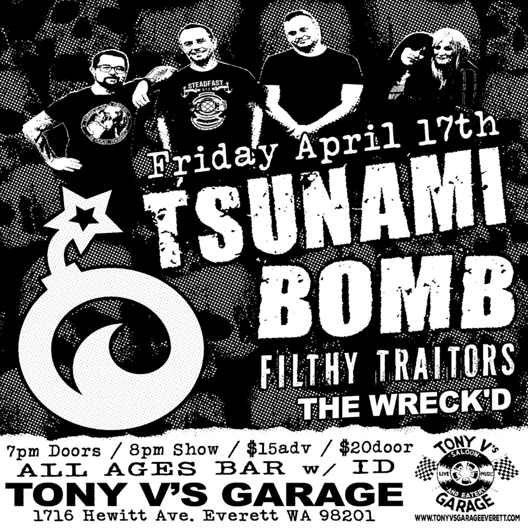 Tsunami Bomb live at Tony V’s