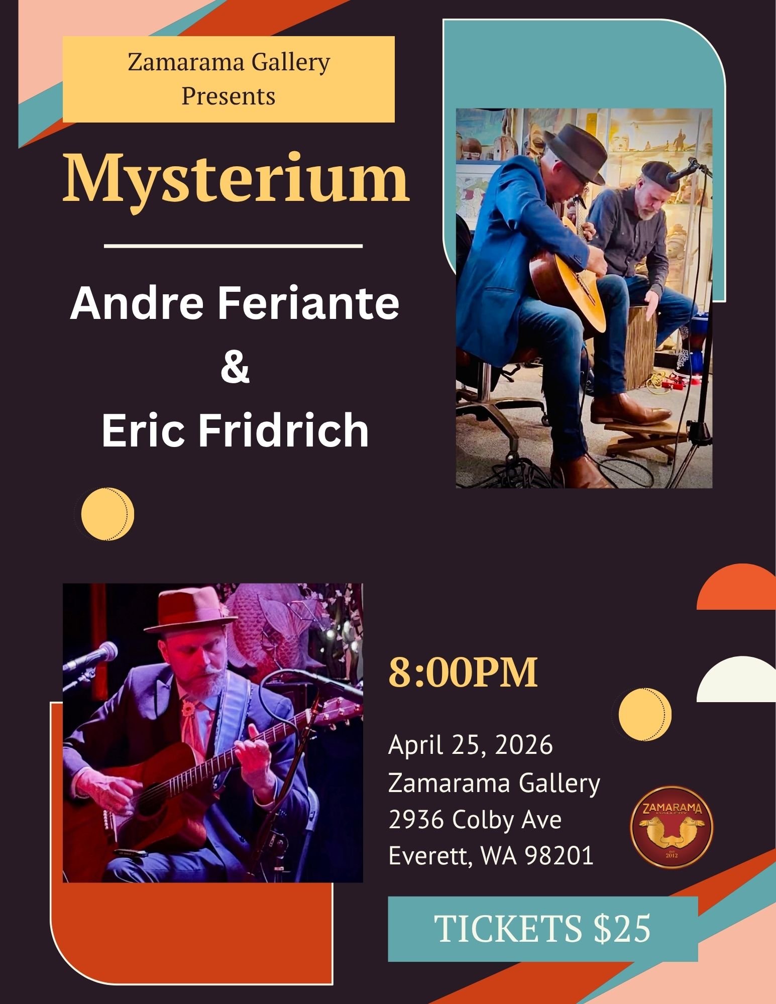 MYSTERIUM DUO - In Concert at Zamarama Gallery