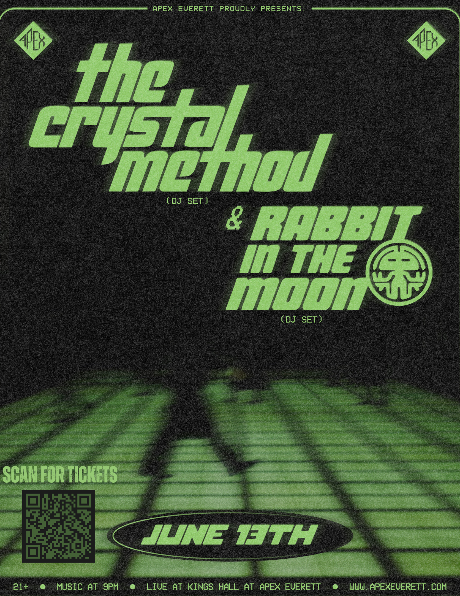 Crystal Method + Rabbit In The Moon Live at Kings Hall