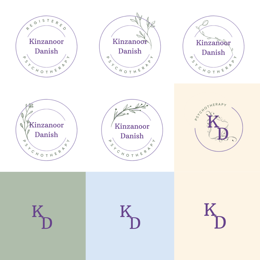 Logo design variations client chose from