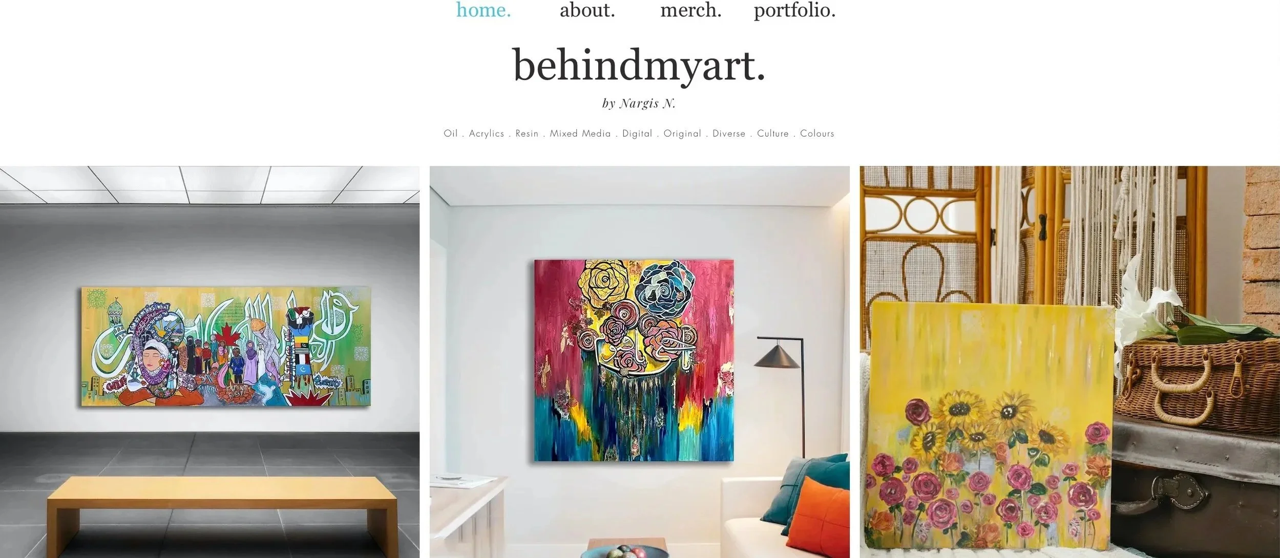 Artist's Website Redesign