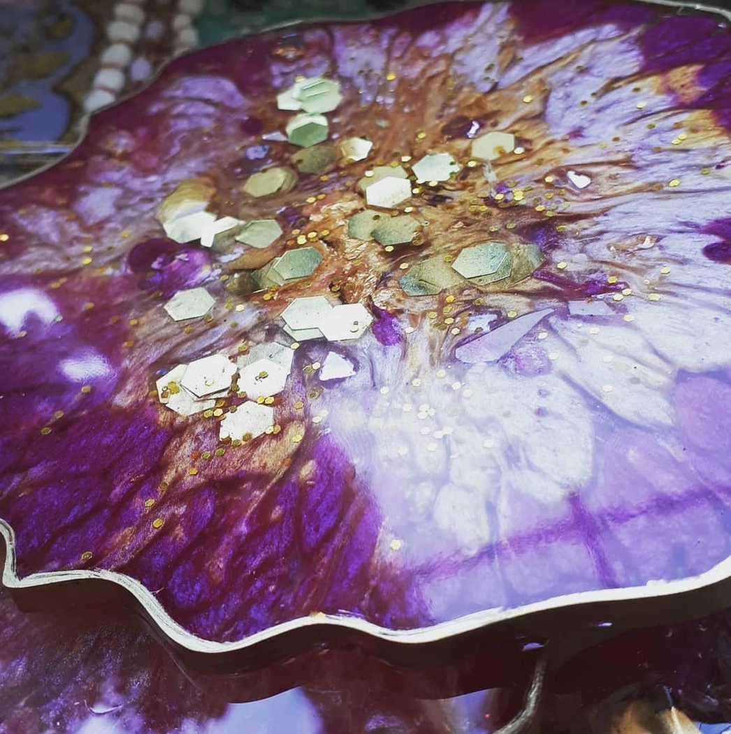 artist's resin art image used as inspiration