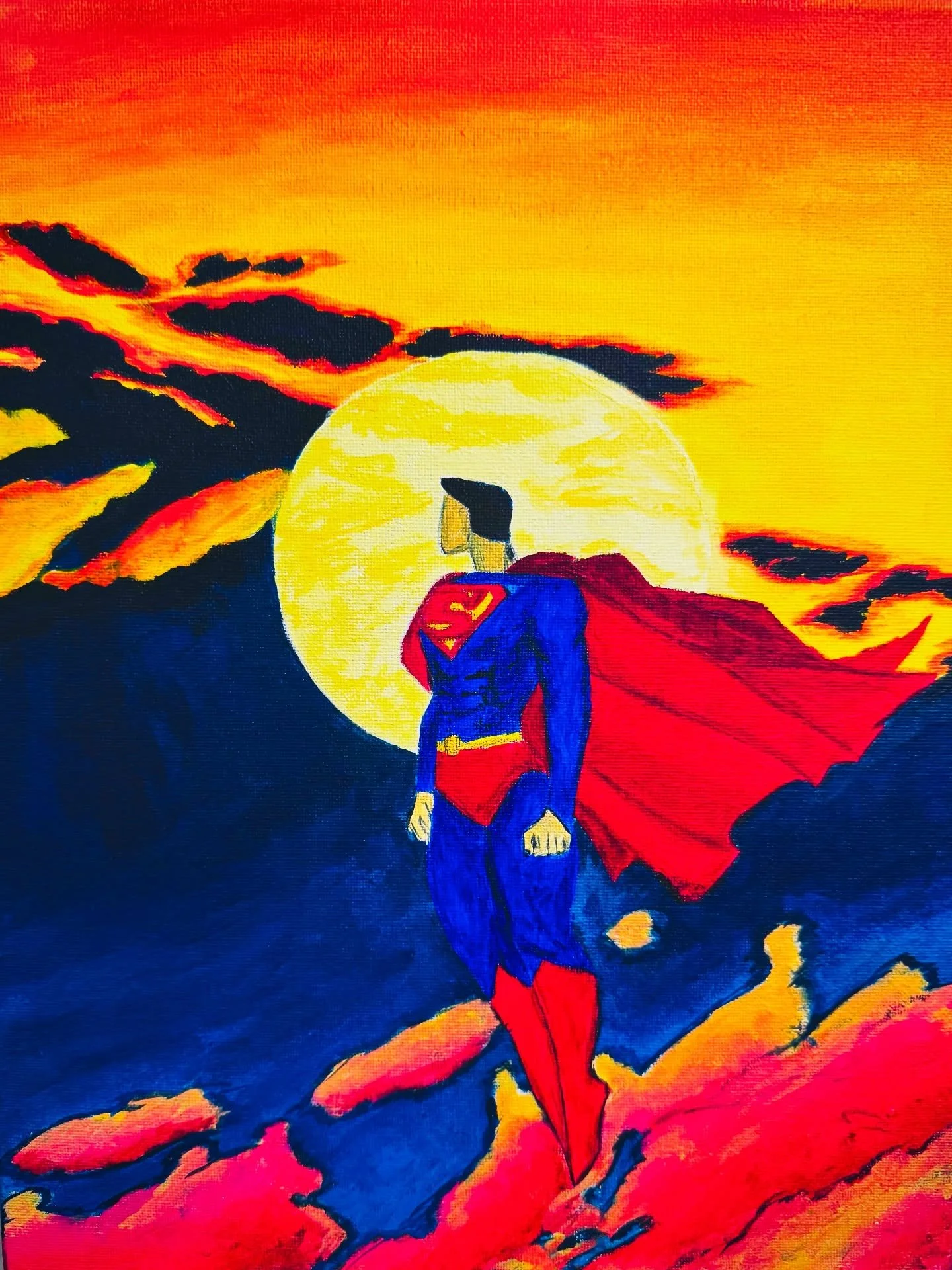 006: Superman
.
.
In celebration of the release of Superman movie today, here is a recent painting I did! Excited to see the movie tonight! Who else is watching???
.
.
#superman #clarkkent #dc #manofsteel #superhero #dccomics #justiceleague #henrycav