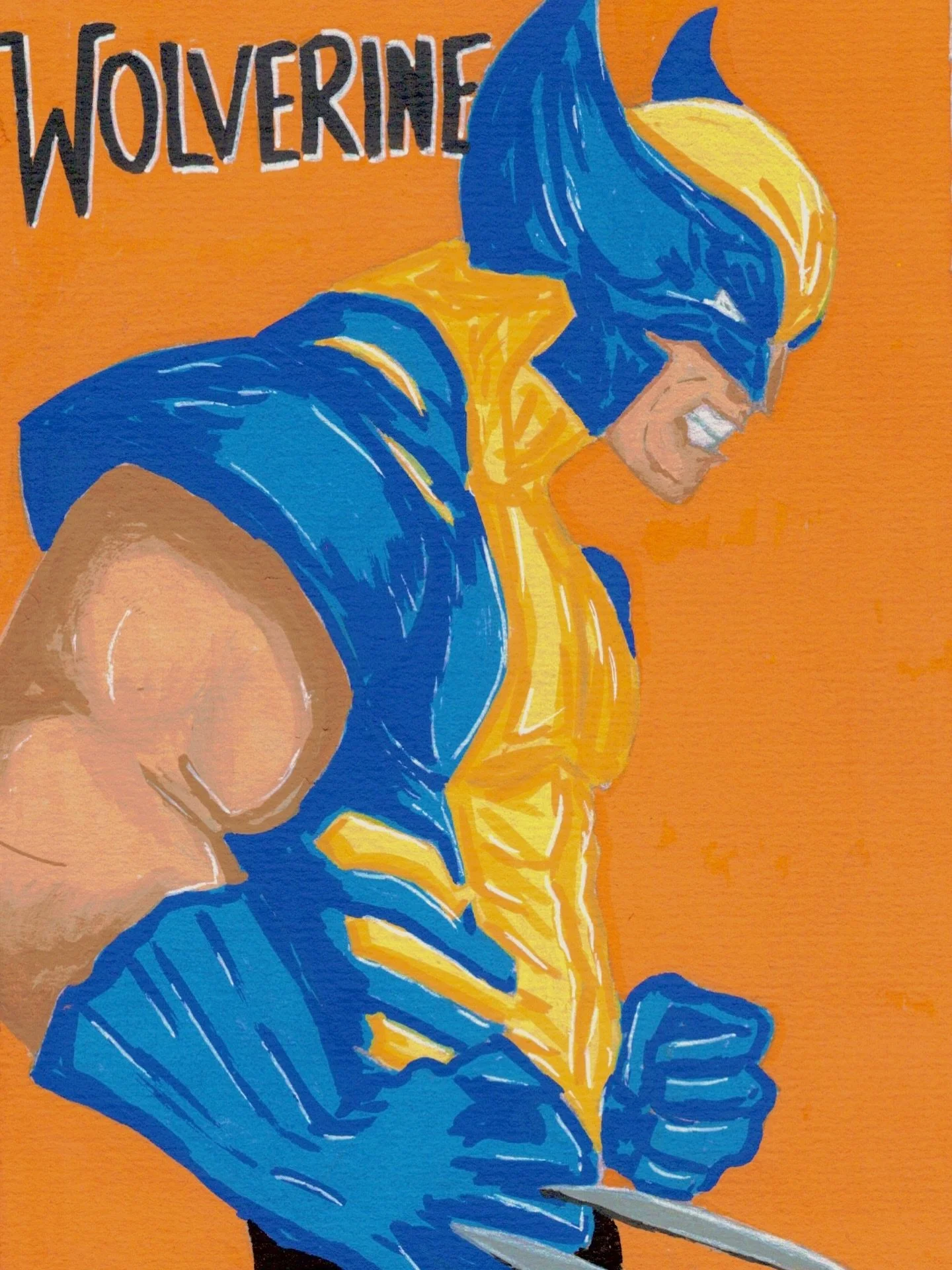 W is for Wolverine &mdash; Claws, Courage, and Chaos 🐾
 Wolverine (Logan) is a fierce mutant with unbreakable bones, razor-sharp claws, and a relentless spirit. From battles scarred in blood to moments of unexpected heart, he proves that survival is