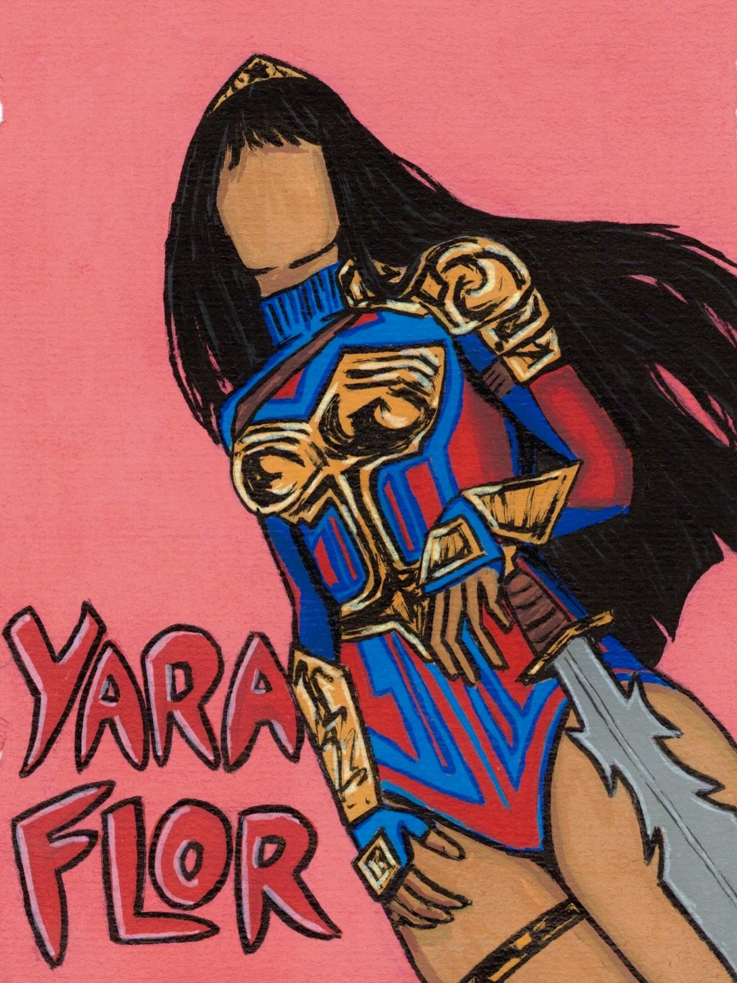 Y is for Yara Flor &mdash; Amazon of the New Dawn 🌺
 Yara Flor is a fierce warrior bridging the legacy of the Amazons with a modern heart, blending courage, skill, and unyielding spirit. From divine strength to fearless leadership, she proves that h