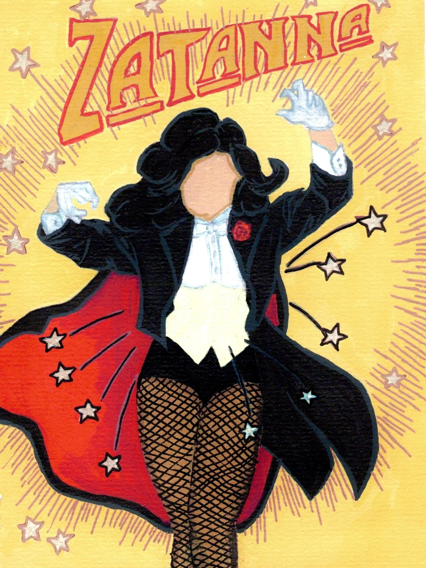 Z is for Zatanna &mdash; Mistress of Magic ✨
 Zatanna Zatara is a stage magician and powerful sorceress, weaving spells with words and wonder. From dazzling illusions to reality-bending incantations, she proves that true magic lies in both skill and 