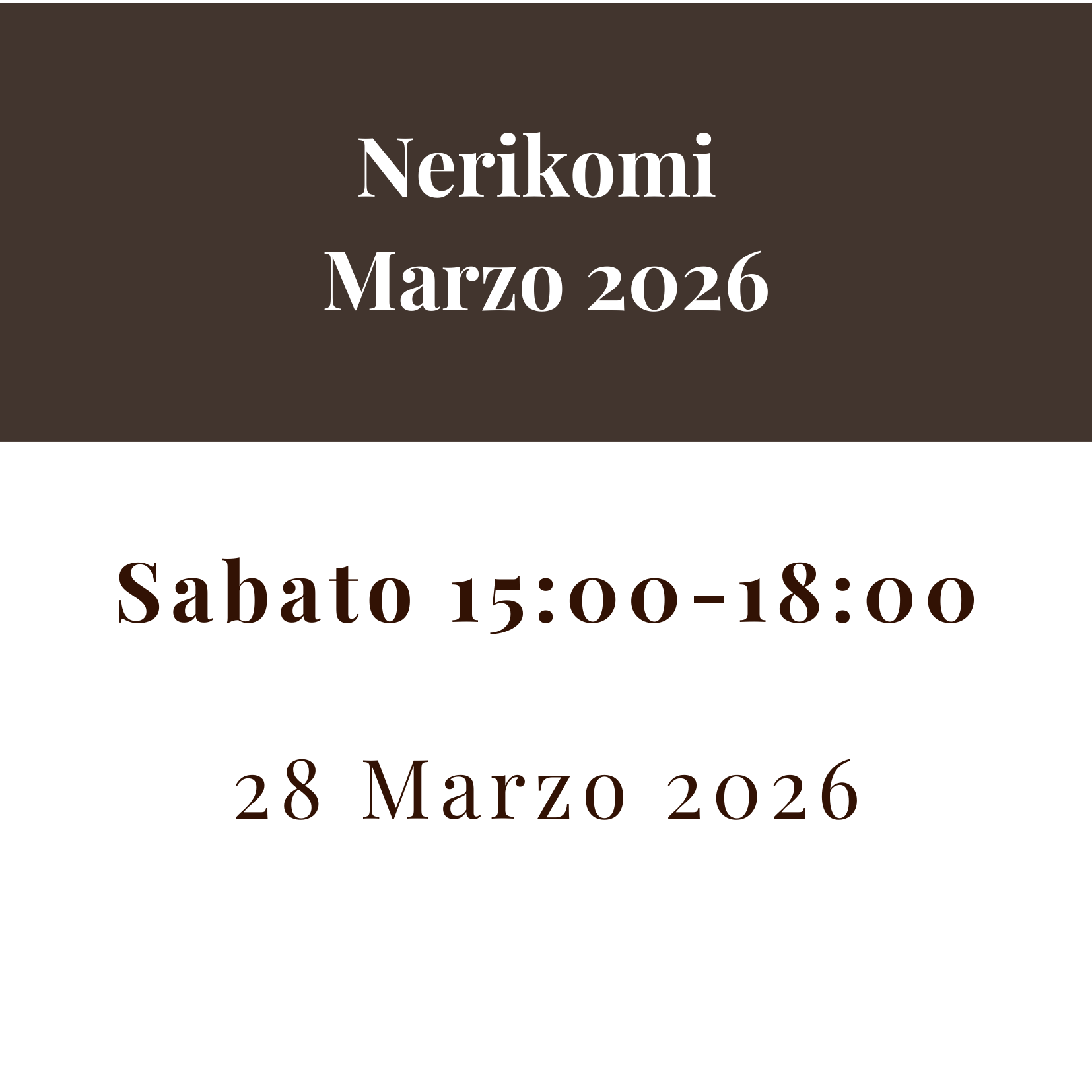 Nerikomi Marzo 2026 - Sabato.png