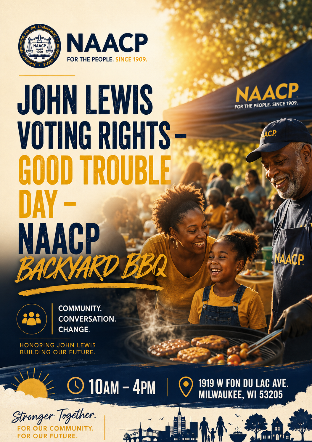 NAACP - John Lewis Voting Rights - Good Trouble Day