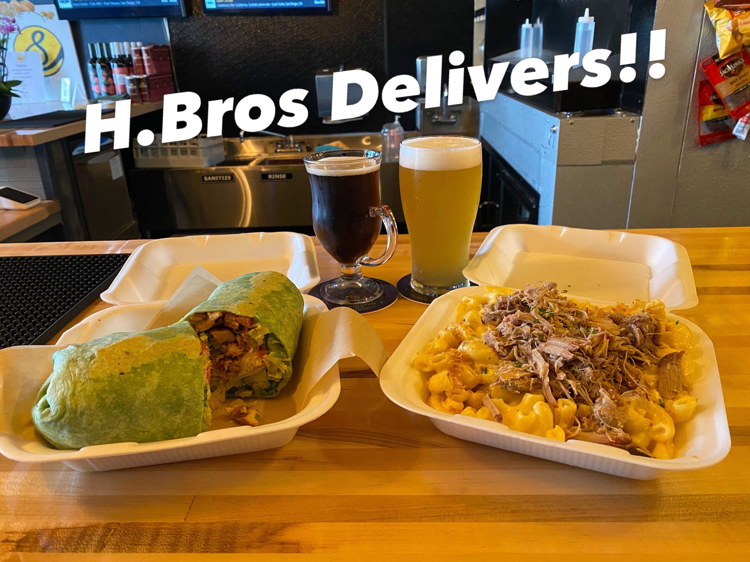 Feeling hungry? Give H Brothers a call and they will deliver your food to The Social!

#StaySocialEscondido #drinklocal #eatlocal #sdbeer #hbrothers