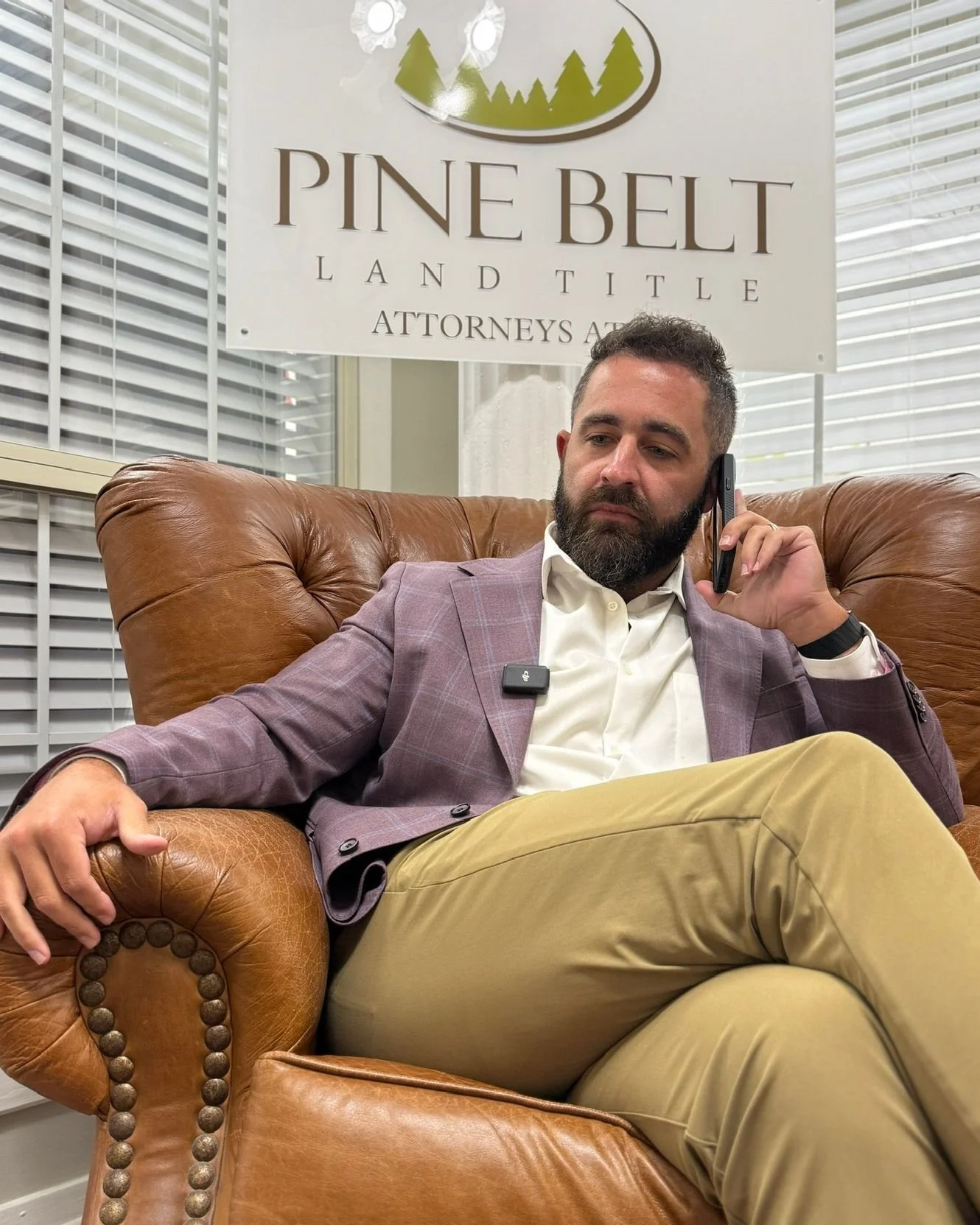 Did you know Pine Belt Land Title has experienced attorneys on staff to review every real estate transaction? ⚖️ David helps ensure that every title, document, and closing is handled accurately and securely. If you have questions about property title