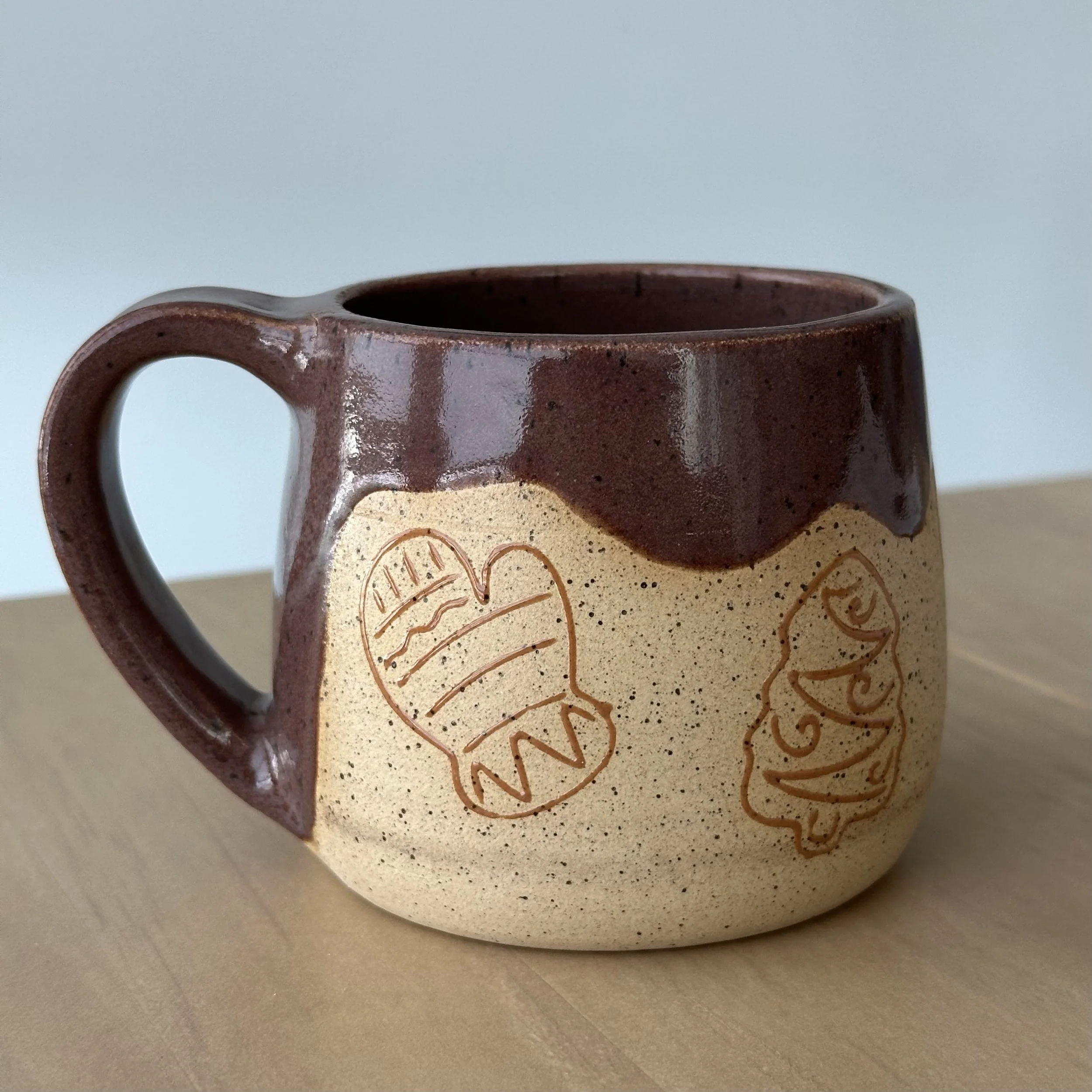 ONE OFF Gingerbread Style Mug (5 motifs)