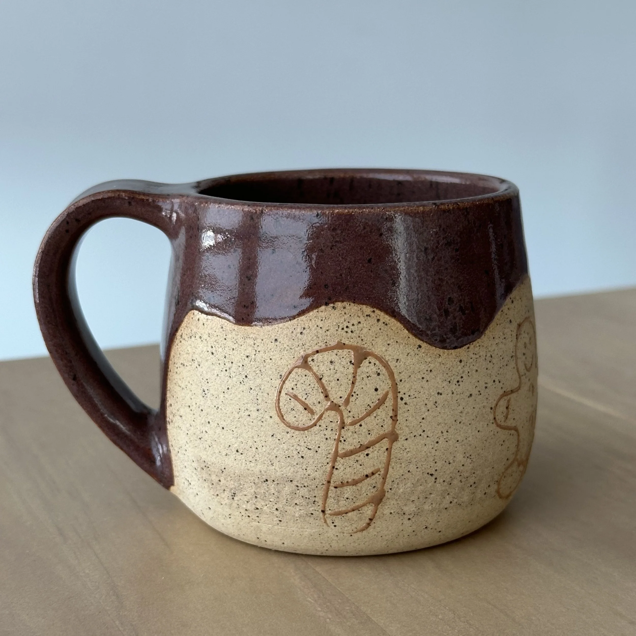 ONE OFF Gingerbread Style Mug (3 motifs)