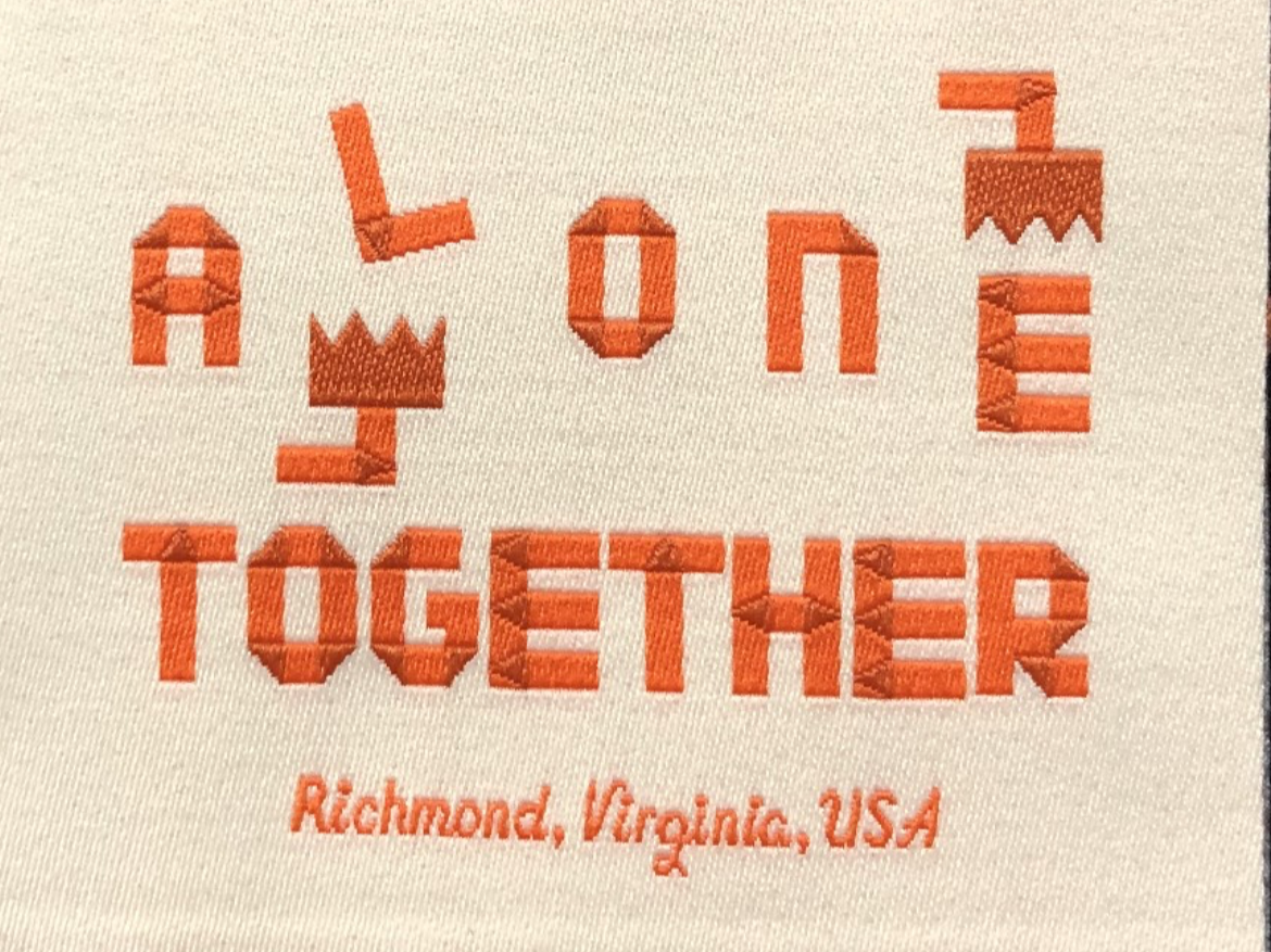 Alone Together woven tag