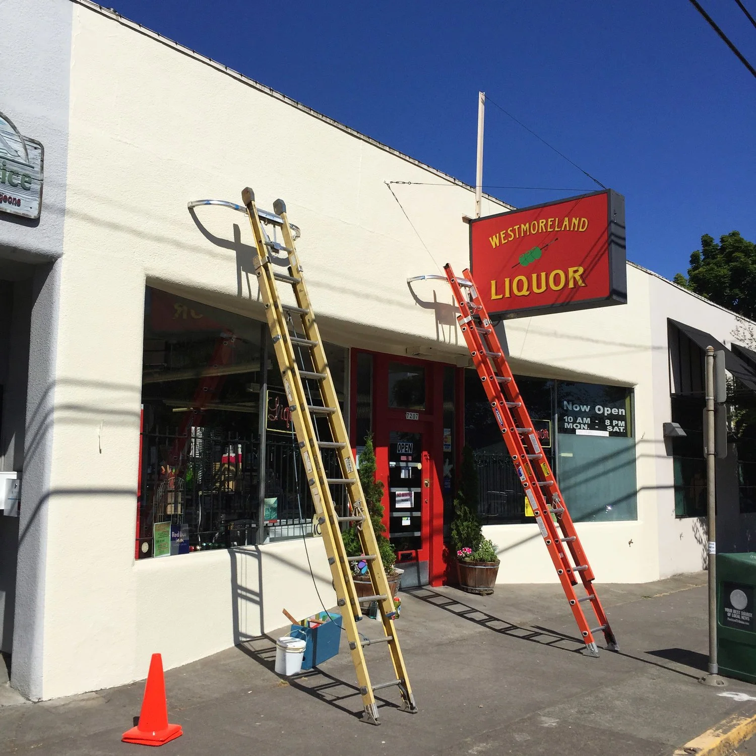 before image of storefront