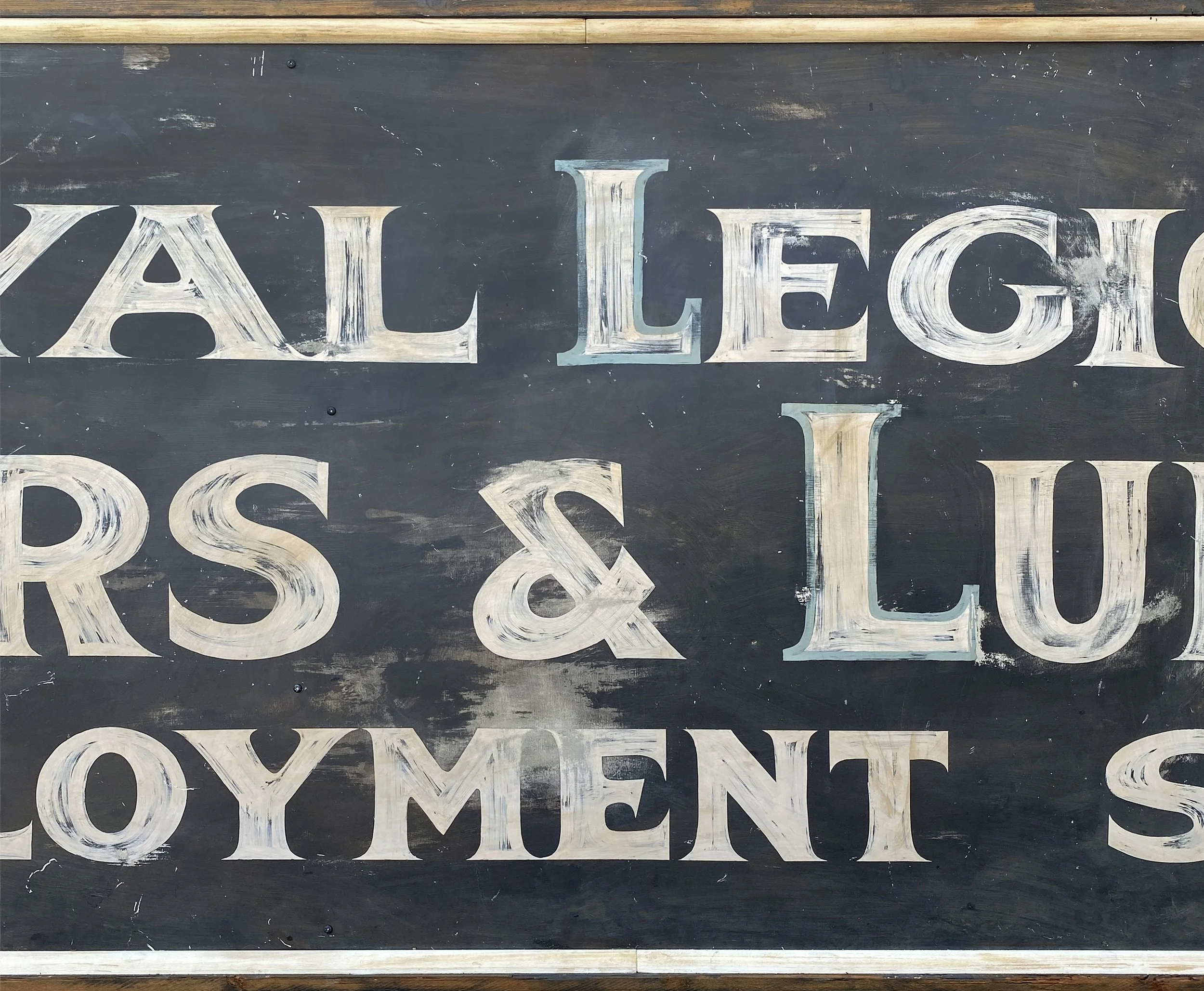 Loyal Legion sign detail