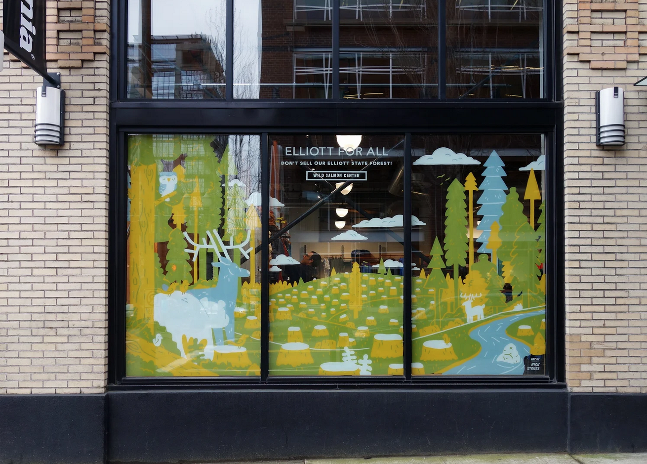 Patagonia Portland painted storefront