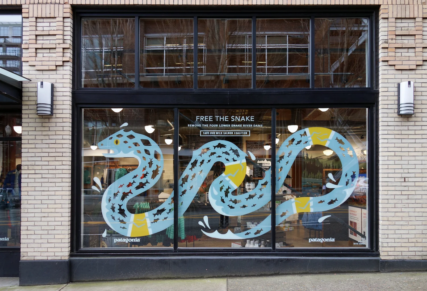 Patagonia Portland painted storefront