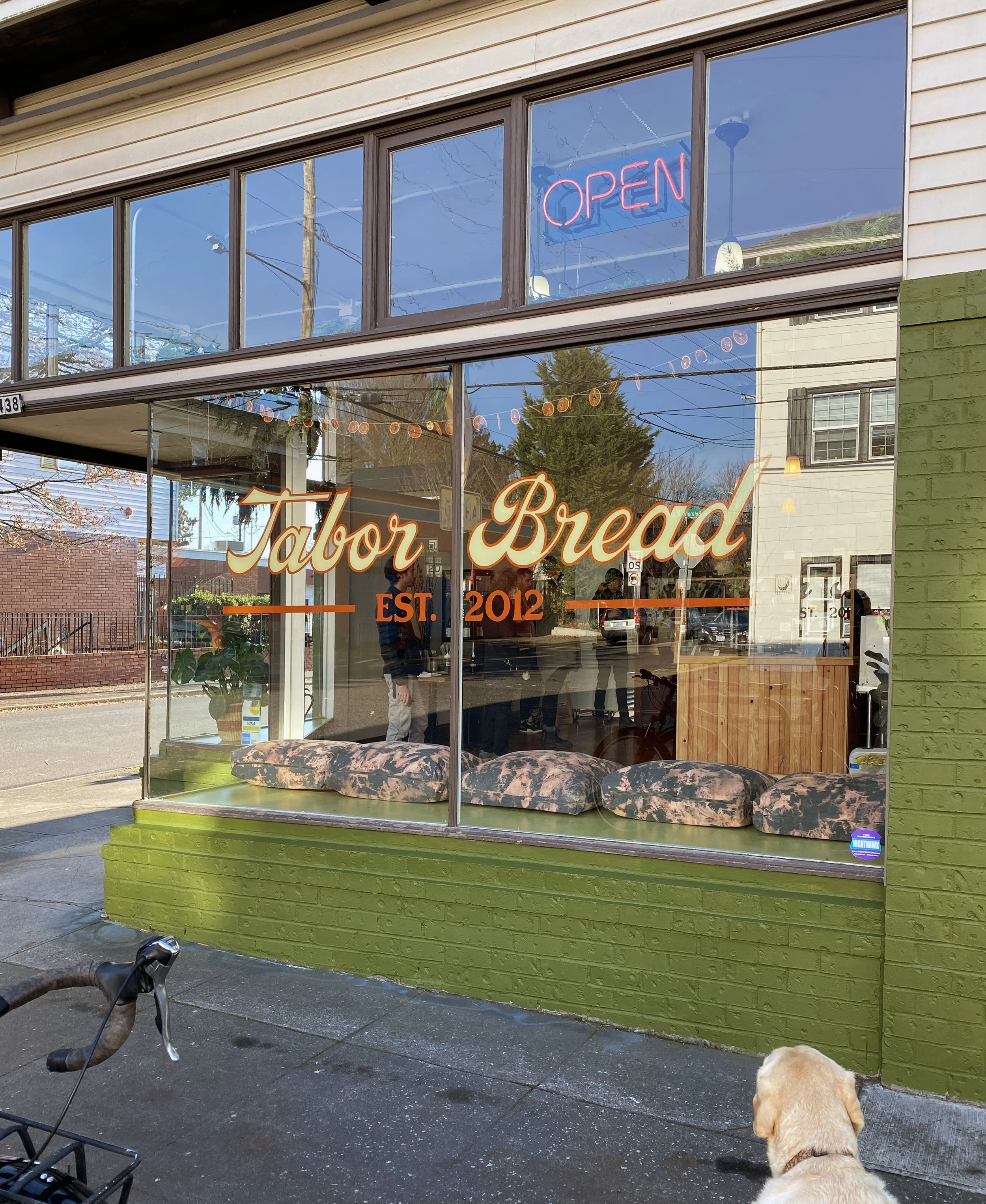 Tabor Bread painted logo