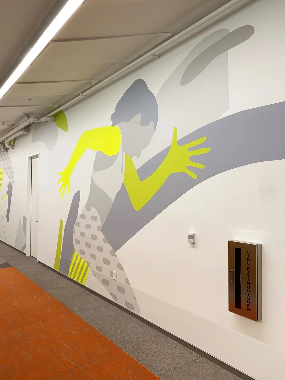 Nike HQ Mural at Sebastian Coe Building