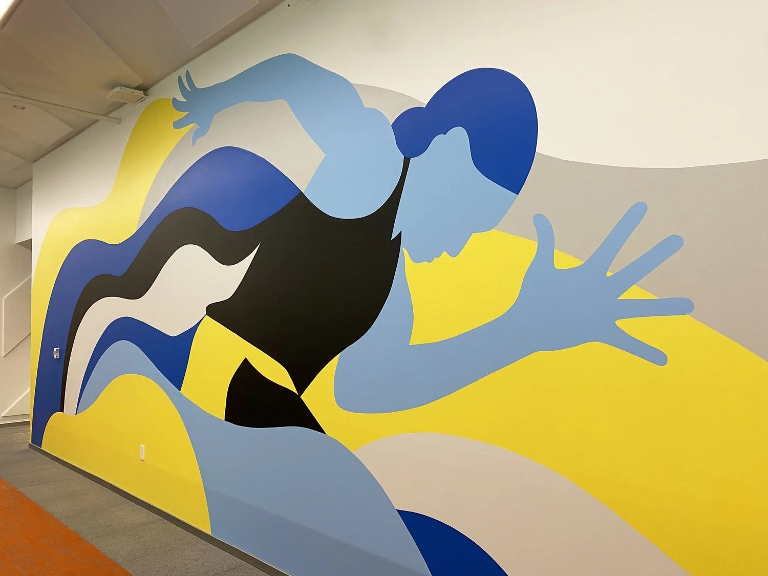 Nike HQ Mural at Sebastian Coe Building