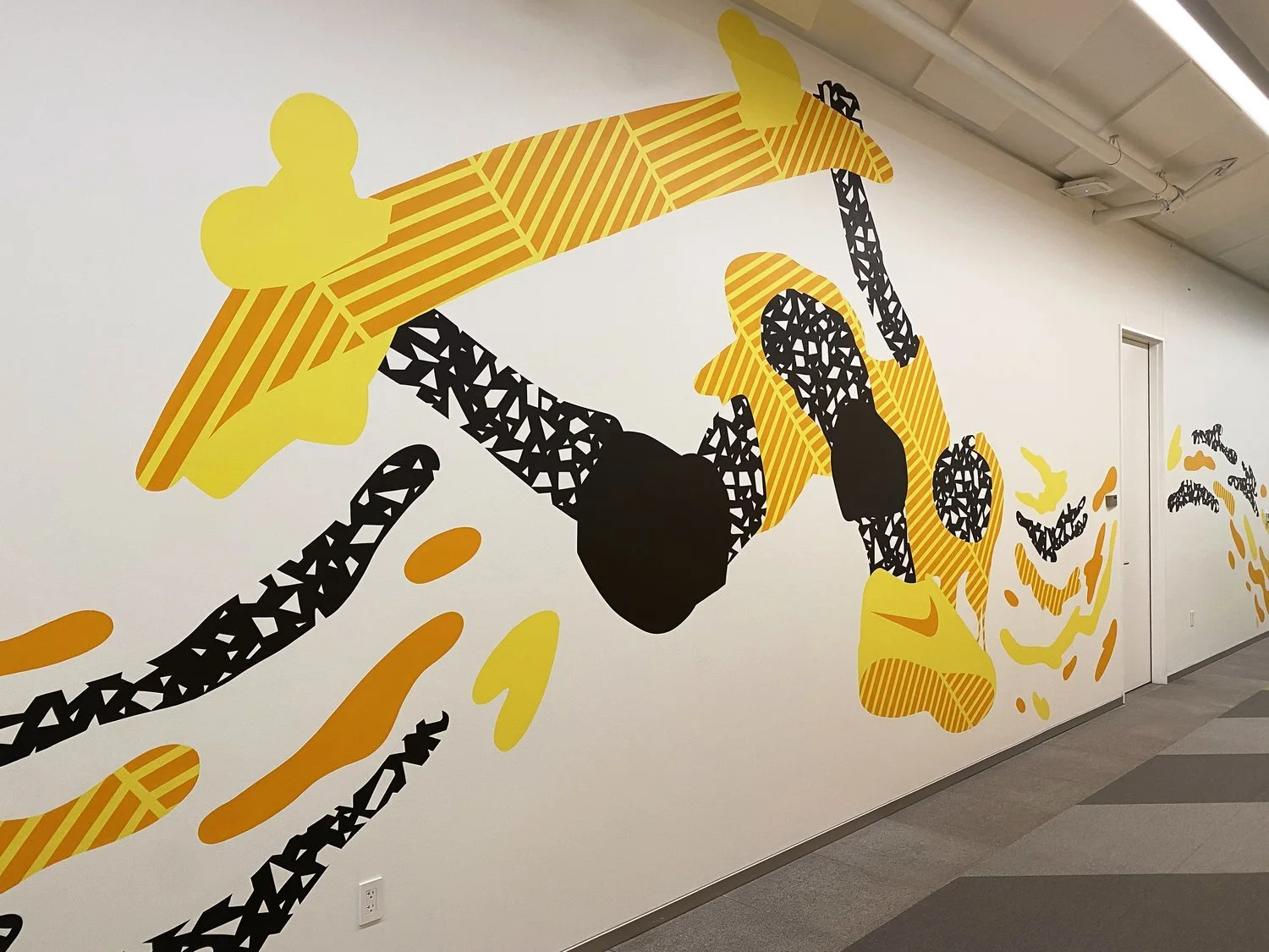 Nike HQ Mural at Sebastian Coe Building