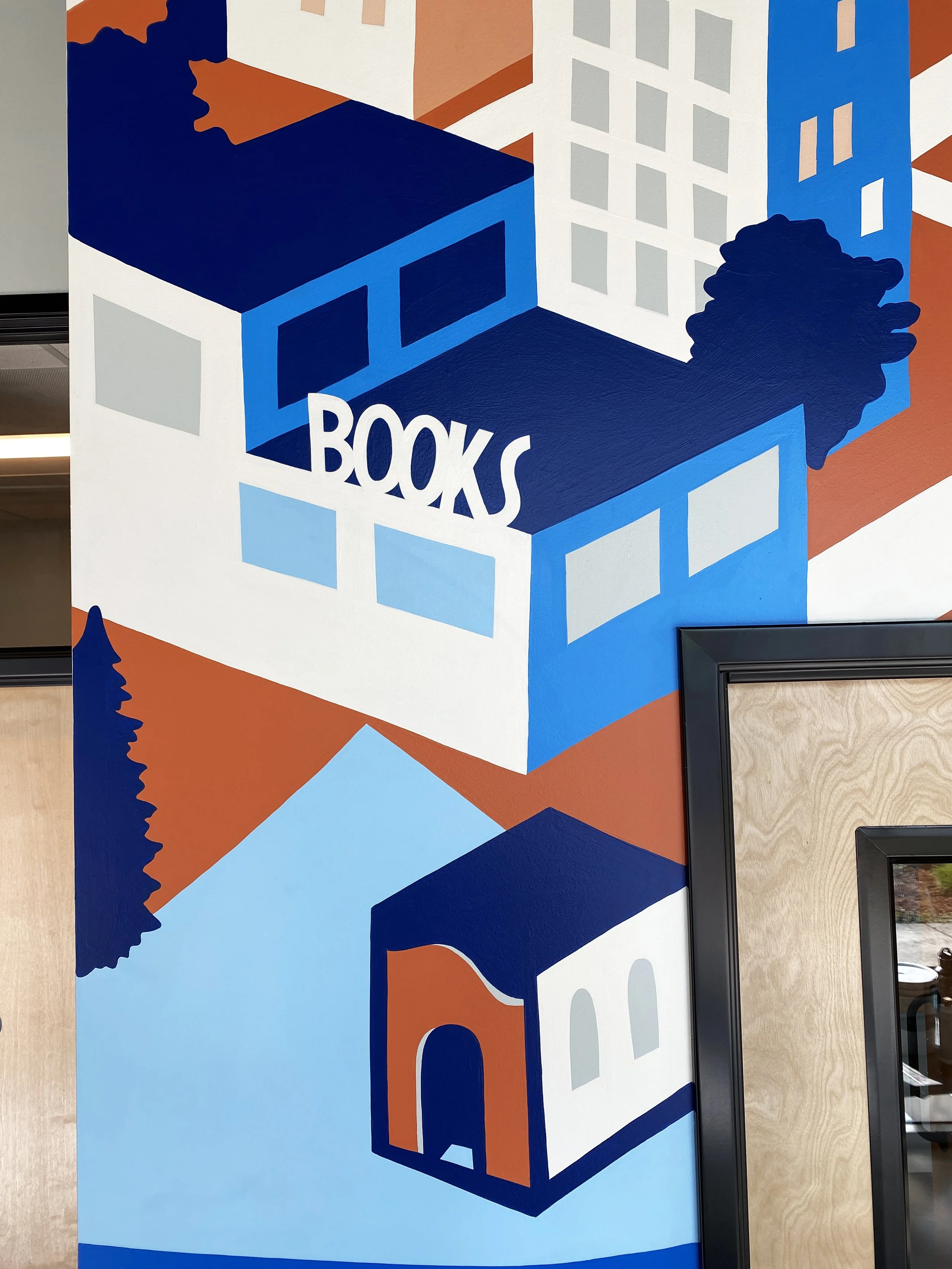 Brooklyn Park Veterinary Hospital Mural detail