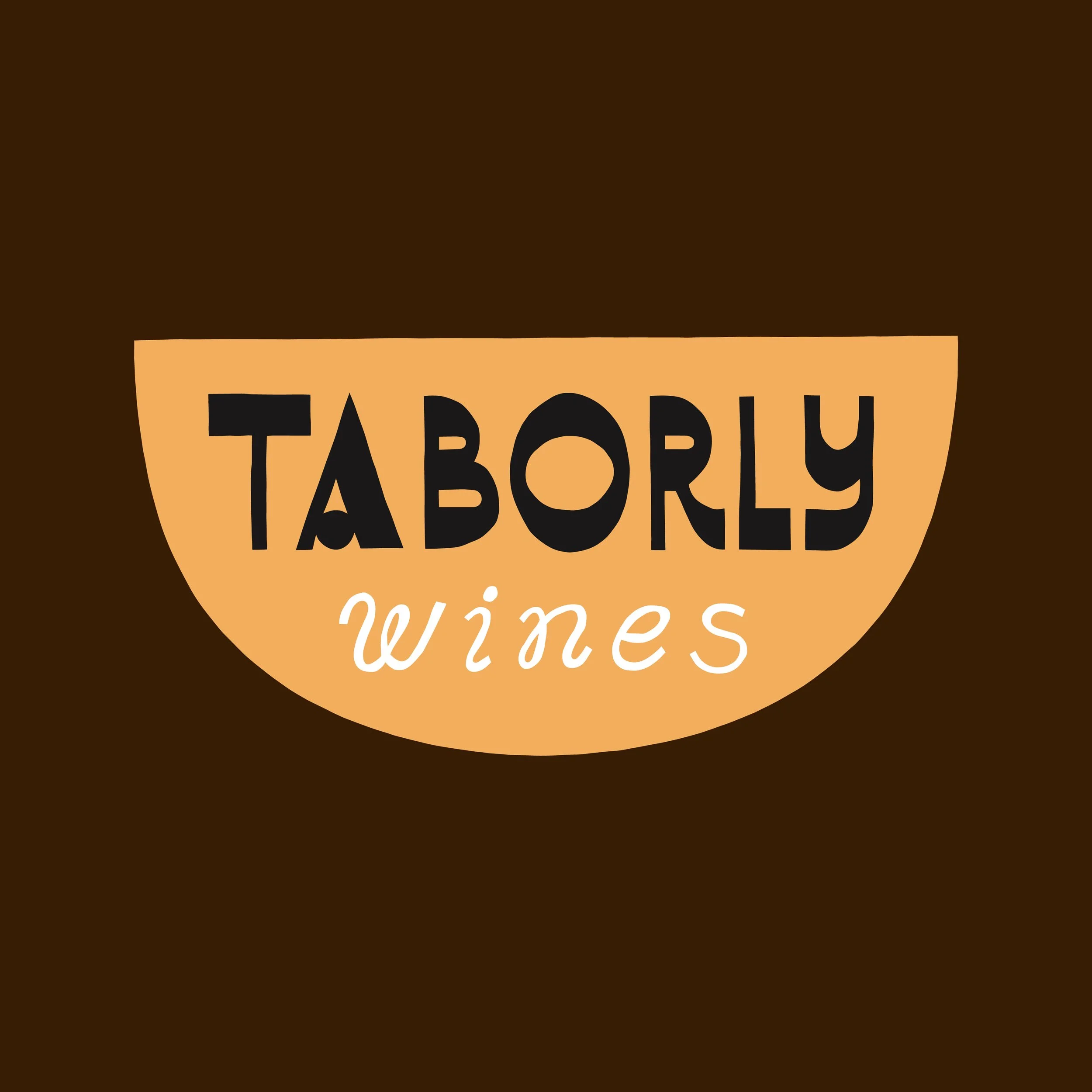 Taborly Wines logo in tan