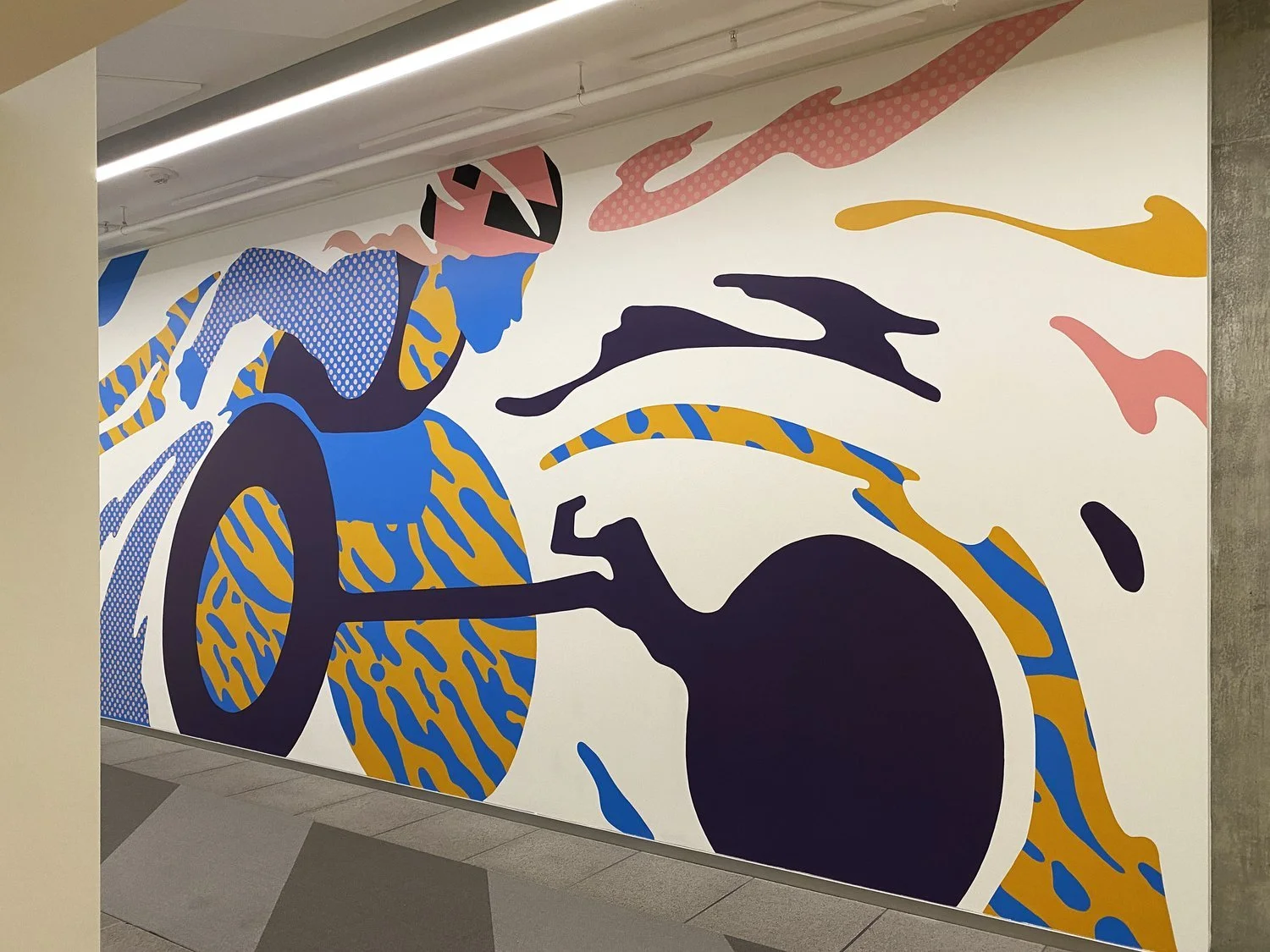 Nike HQ Mural at Sebastian Coe Building