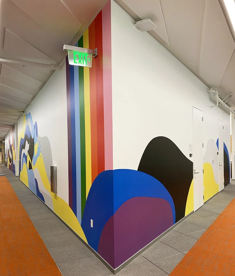 Nike HQ Mural at Sebastian Coe Building