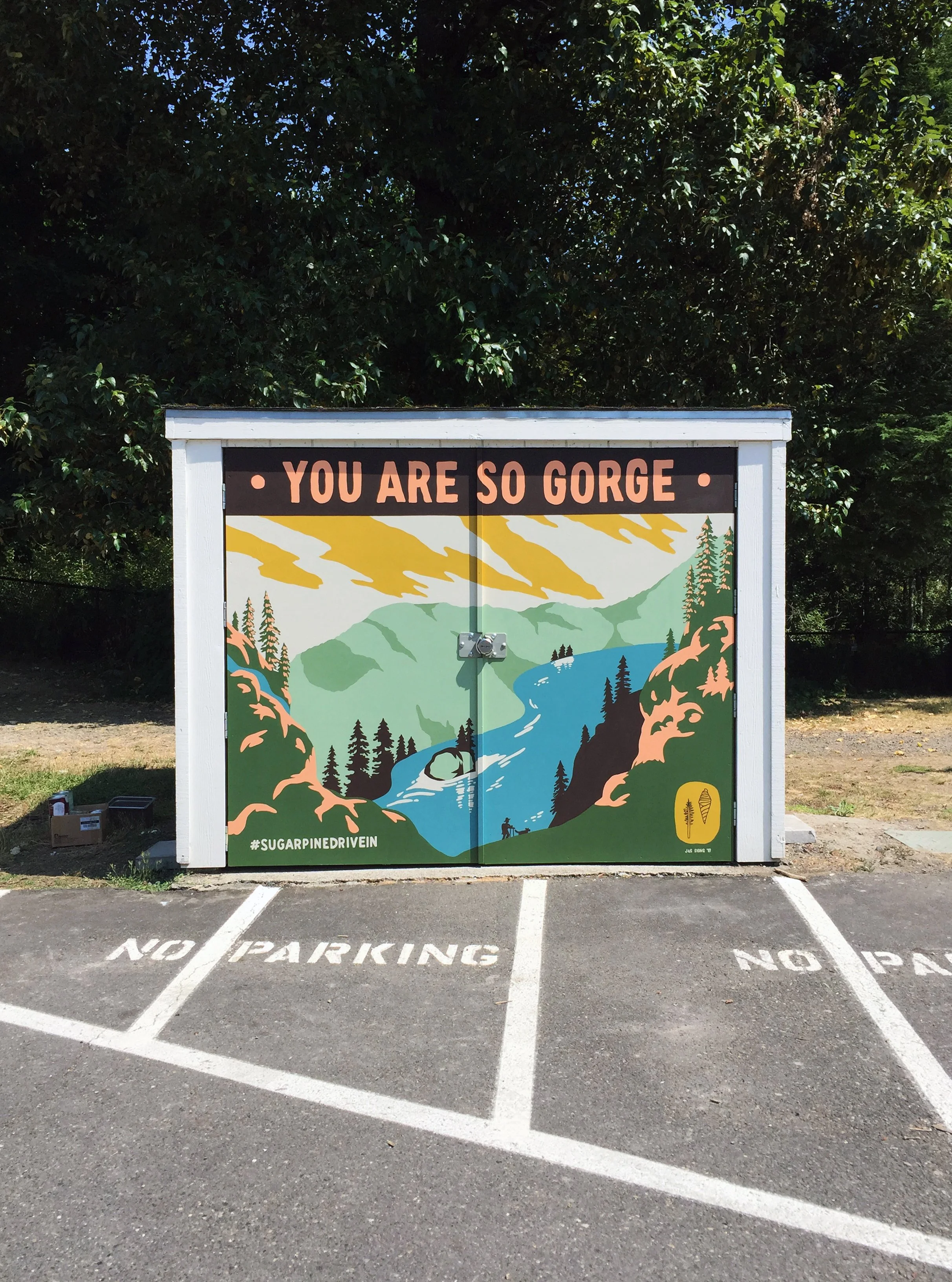 Sugarpine Drive-In Mural