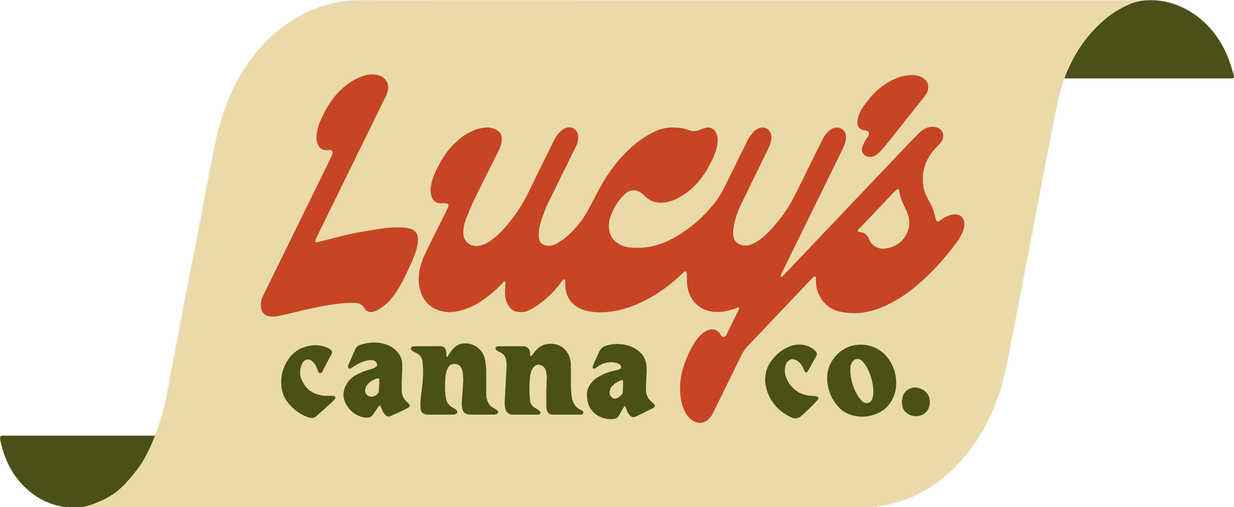 Lucy's Canna Co illustrated logo