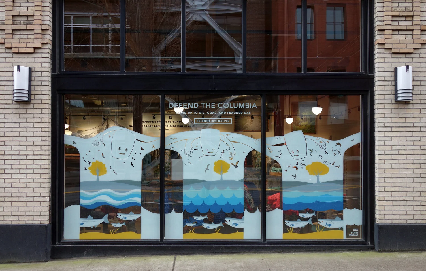 Patagonia Portland painted storefront